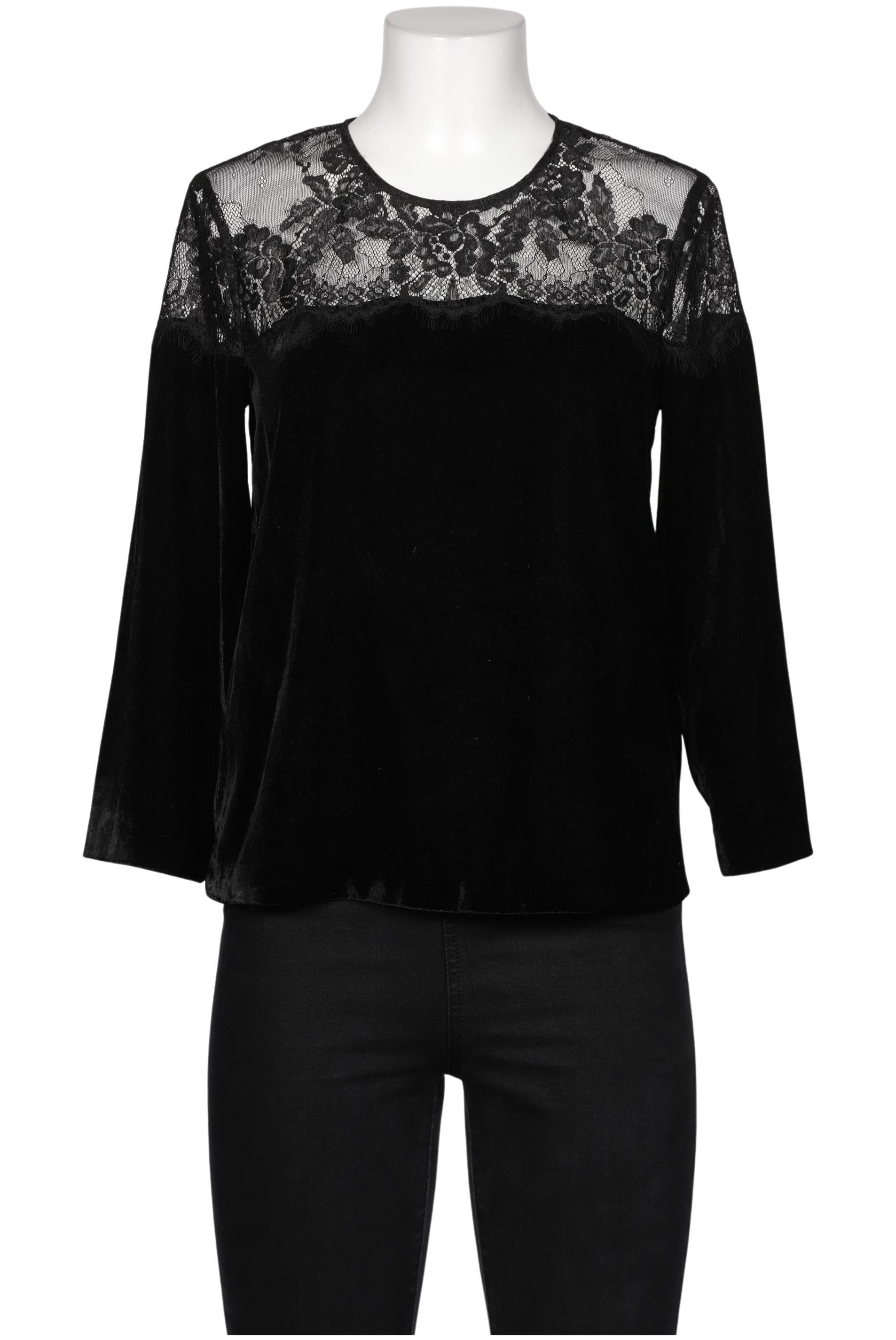 

Hallhuber Damen Langarmshirt, schwarz, Gr. 38