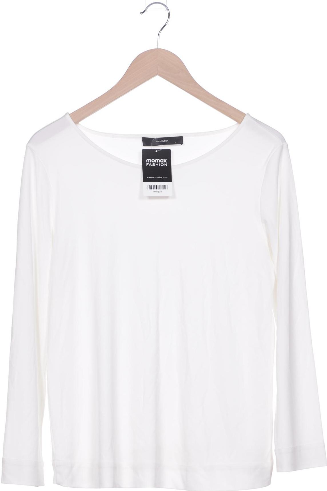 

Hallhuber Damen Langarmshirt, weiß, Gr. 42