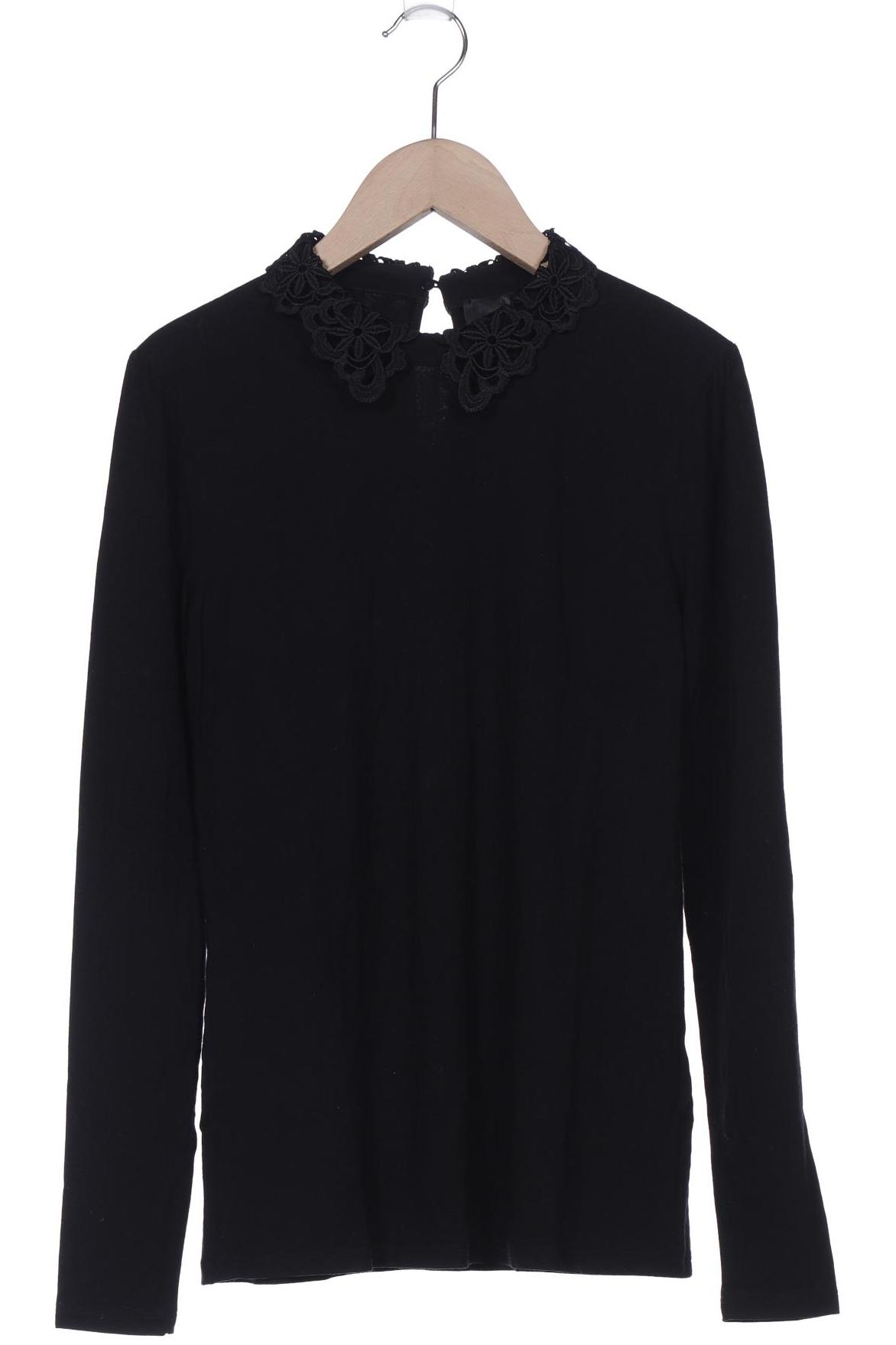 

Hallhuber Damen Langarmshirt, schwarz, Gr. 36