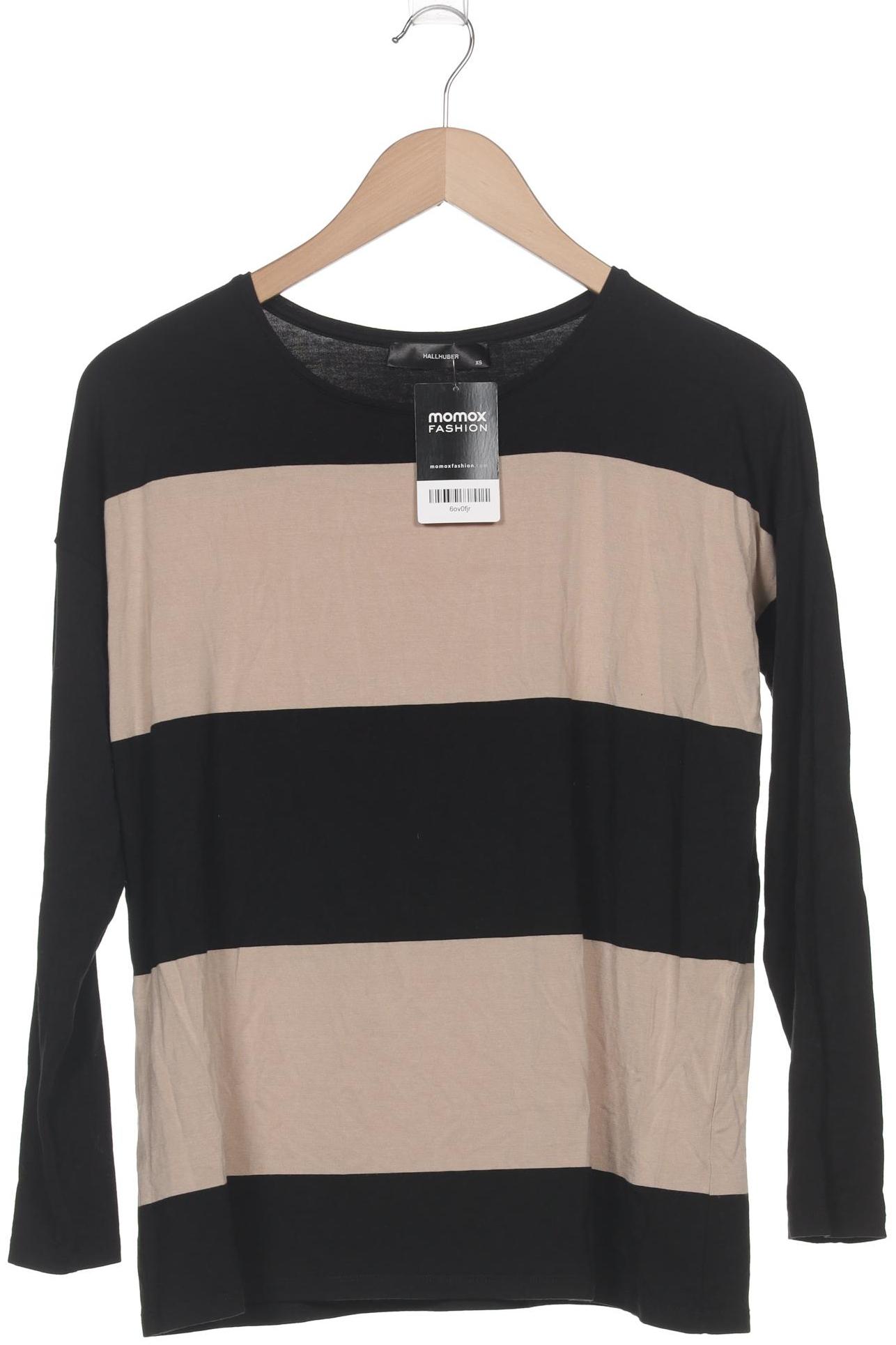 

Hallhuber Damen Langarmshirt, schwarz, Gr. 34