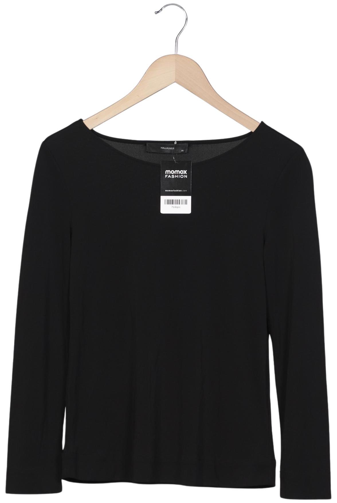 

Hallhuber Damen Langarmshirt, schwarz, Gr. 34