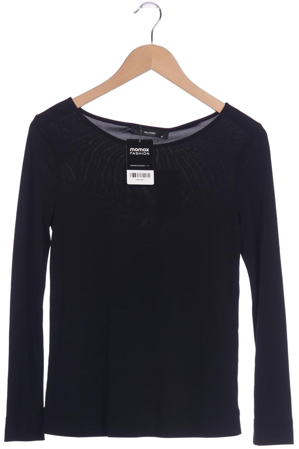 

Hallhuber Damen Langarmshirt, schwarz, Gr. 34