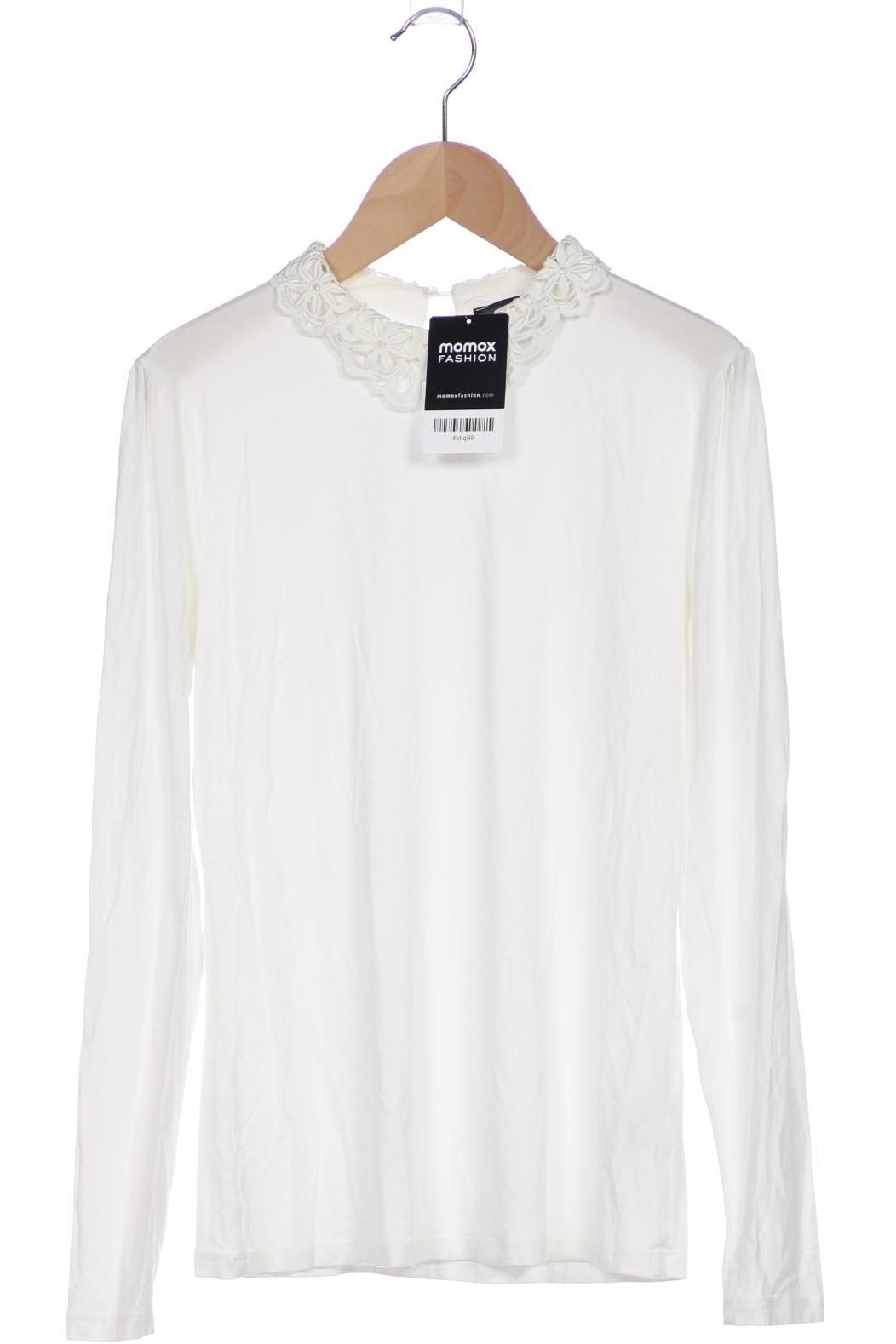 

Hallhuber Damen Langarmshirt, weiß, Gr. 36