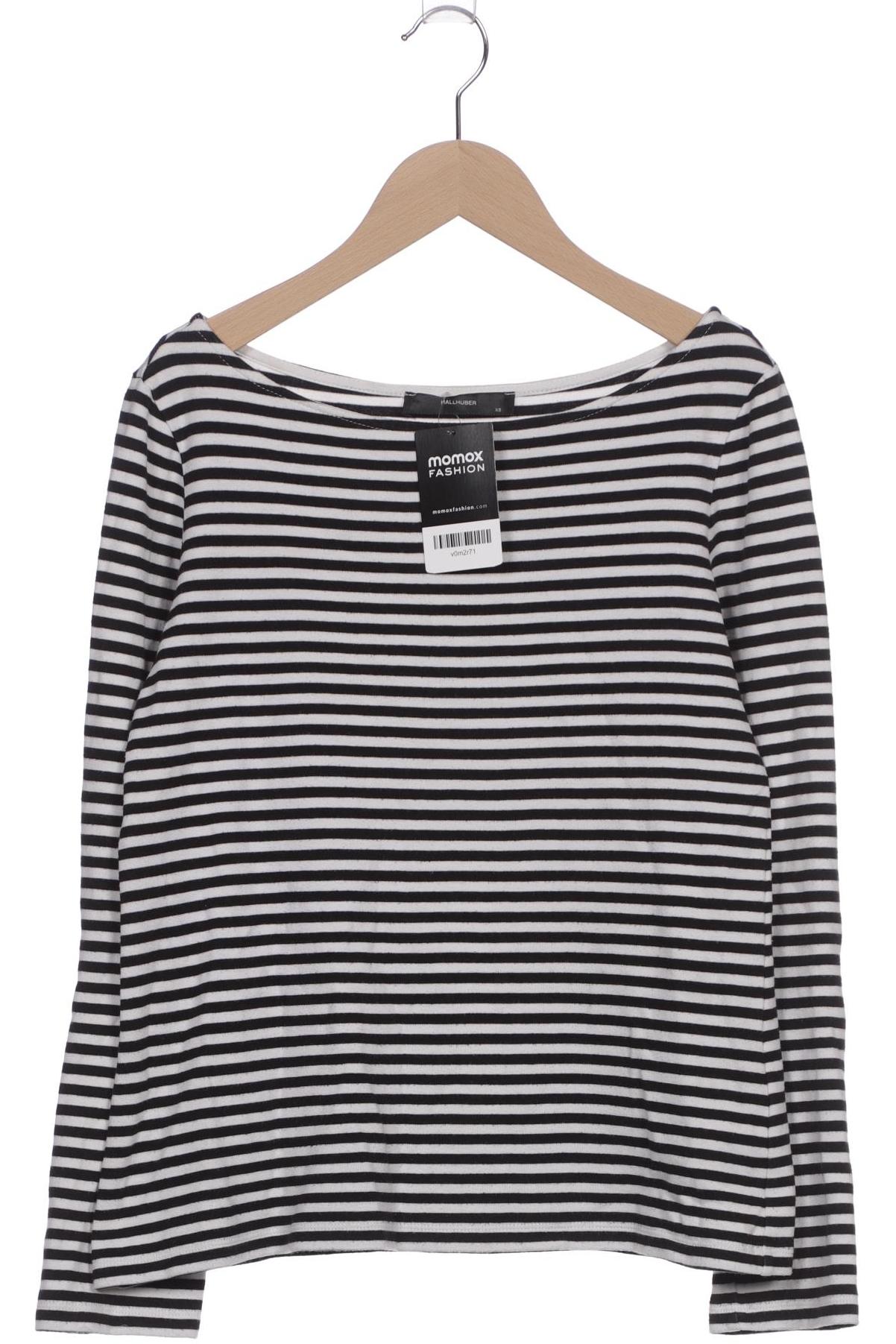 

Hallhuber Damen Langarmshirt, weiß, Gr. 34