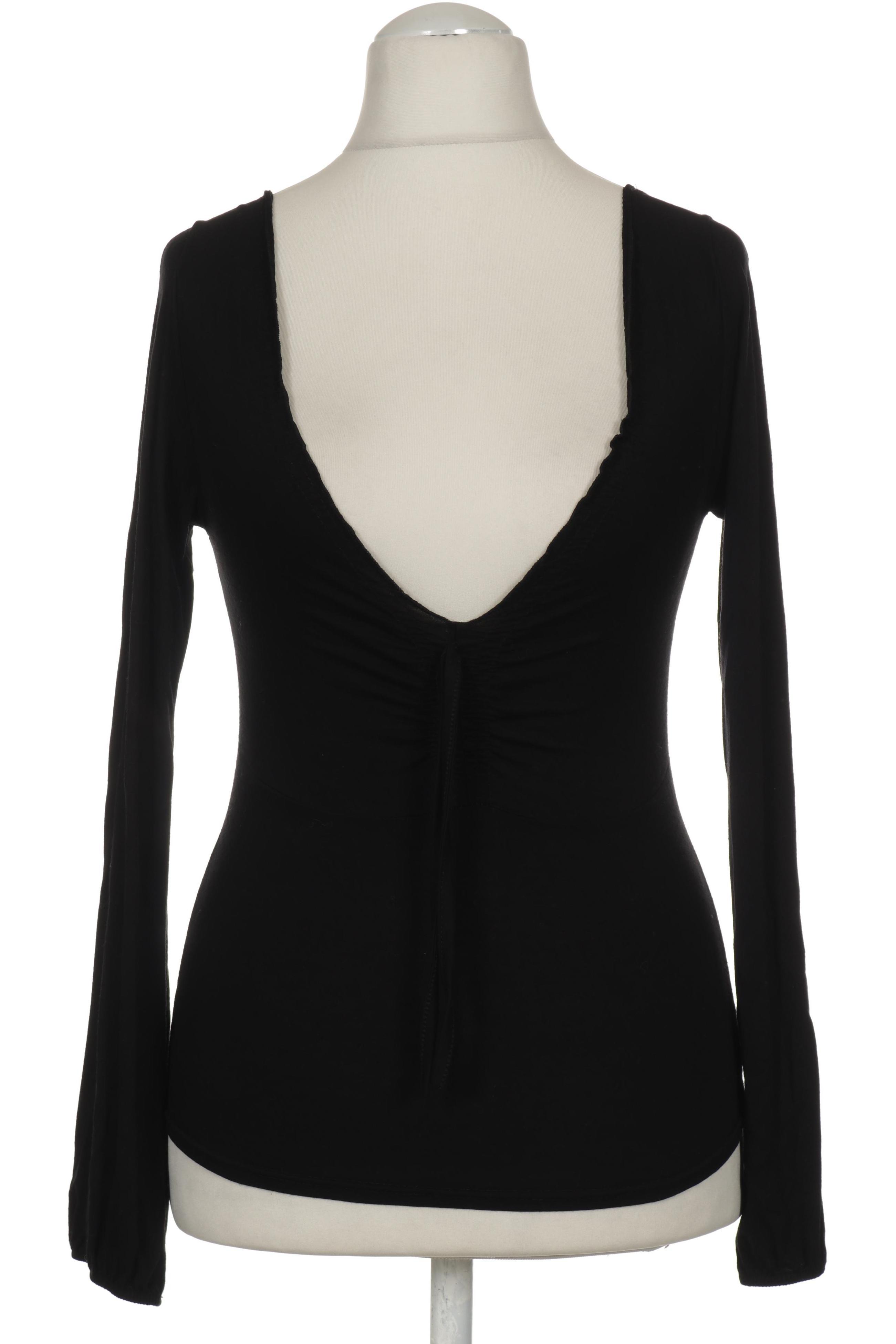 

Hallhuber Damen Langarmshirt, schwarz, Gr.