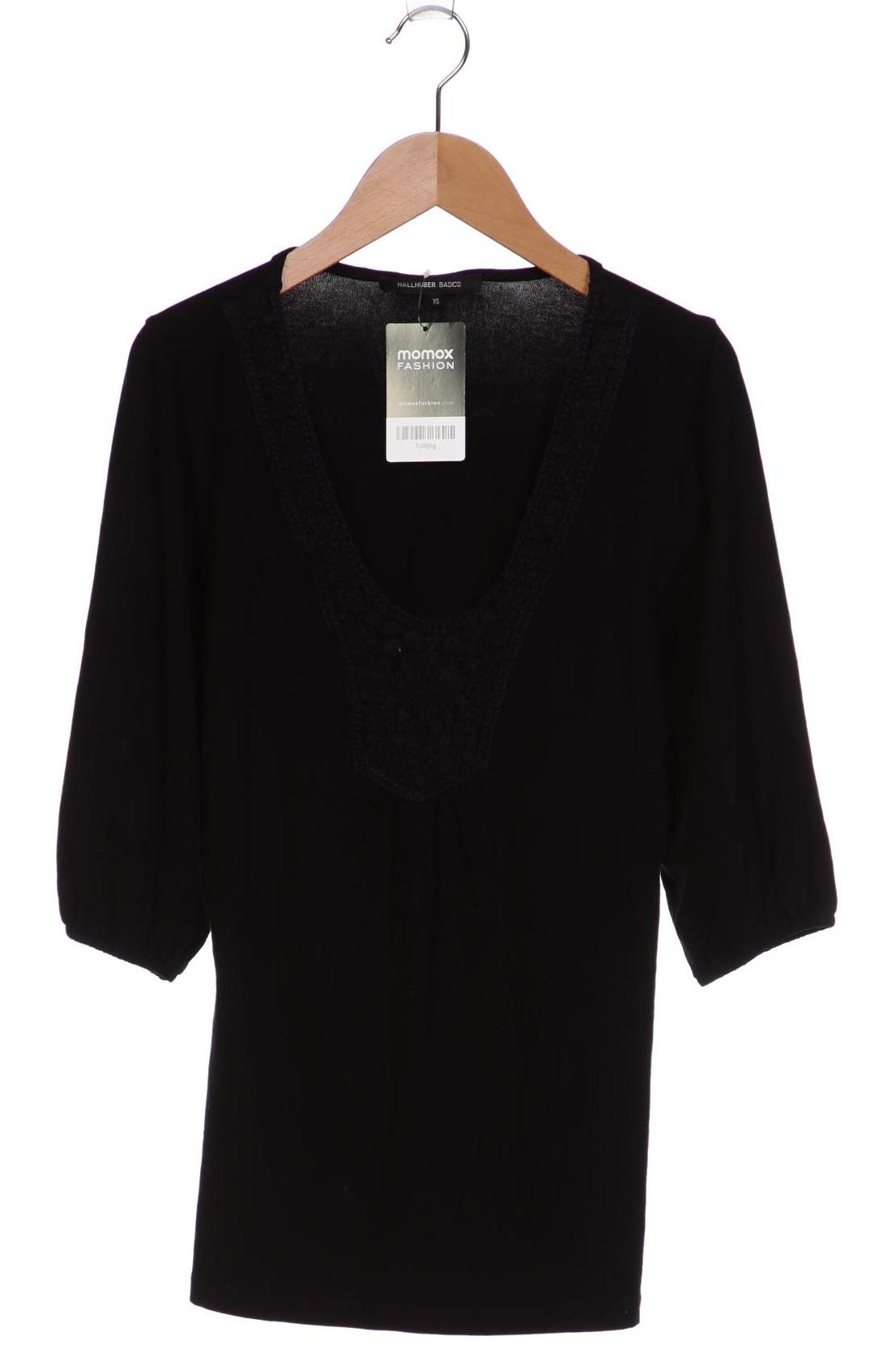 

Hallhuber Damen Langarmshirt, schwarz, Gr. 34