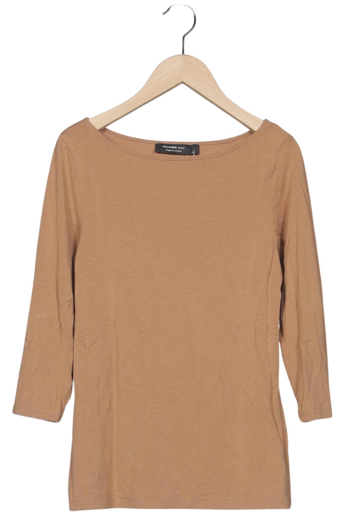 

Hallhuber Damen Langarmshirt, braun, Gr. 36