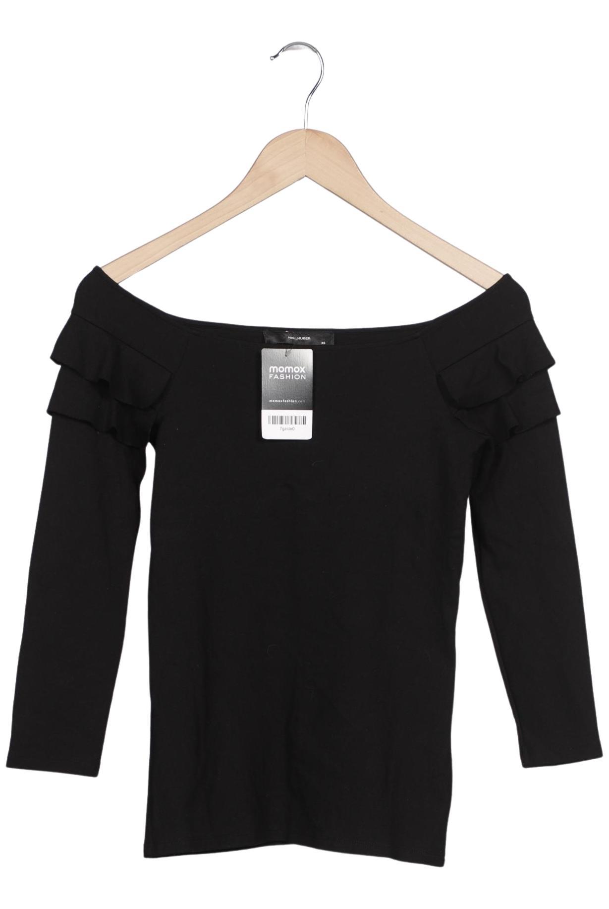

Hallhuber Damen Langarmshirt, schwarz, Gr. 34