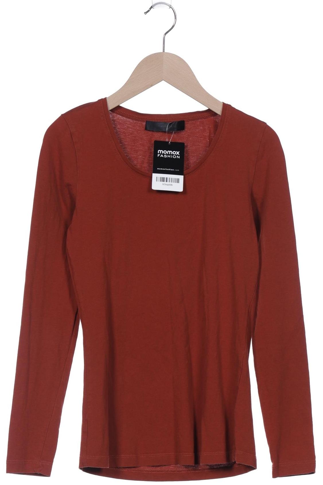 

Hallhuber Damen Langarmshirt, orange, Gr. 34