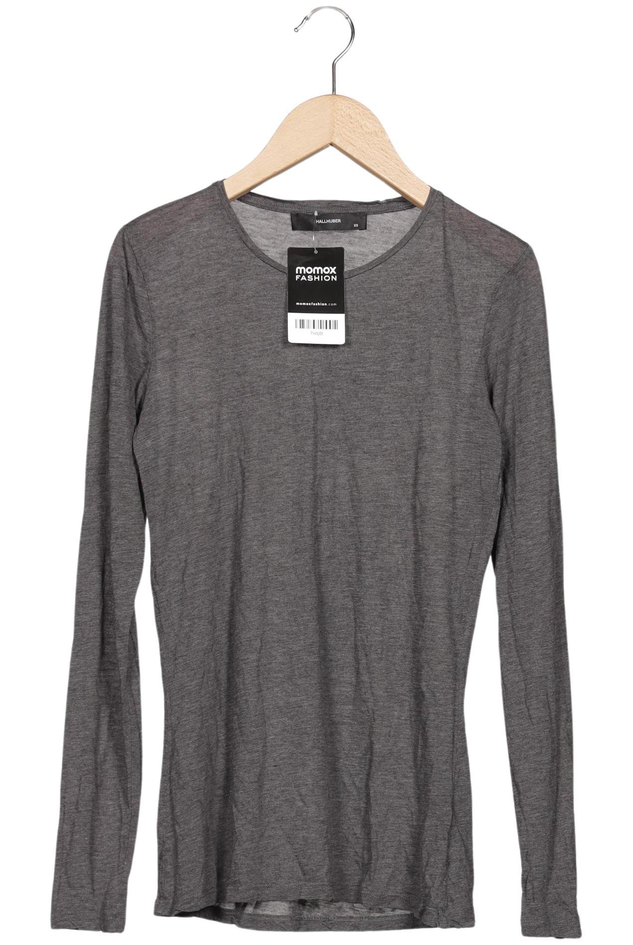 

Hallhuber Damen Langarmshirt, grau, Gr. 34