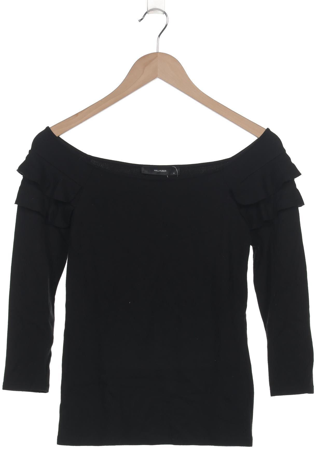 

Hallhuber Damen Langarmshirt, schwarz, Gr. 36