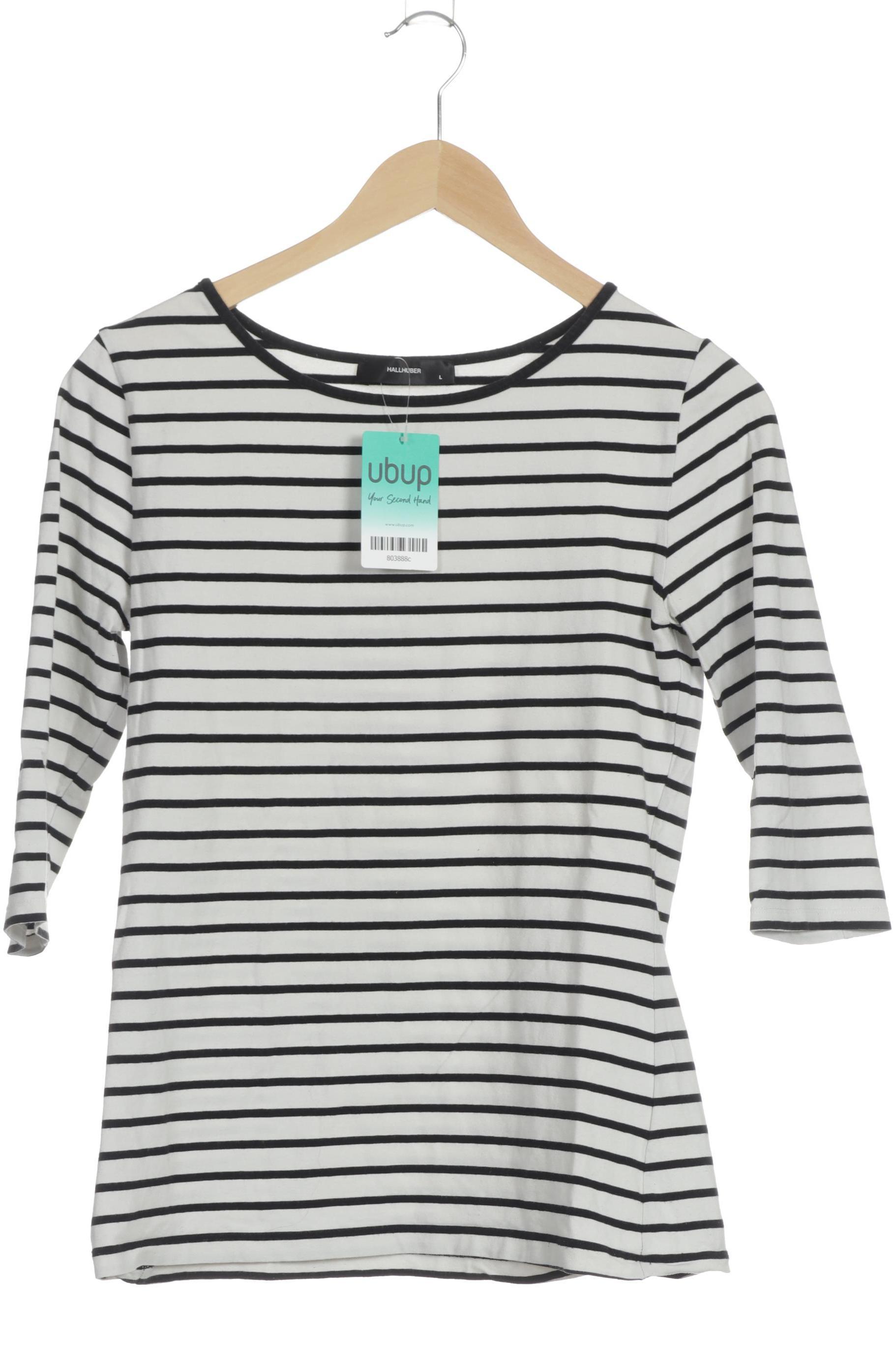 

Hallhuber Damen Langarmshirt, weiß, Gr.