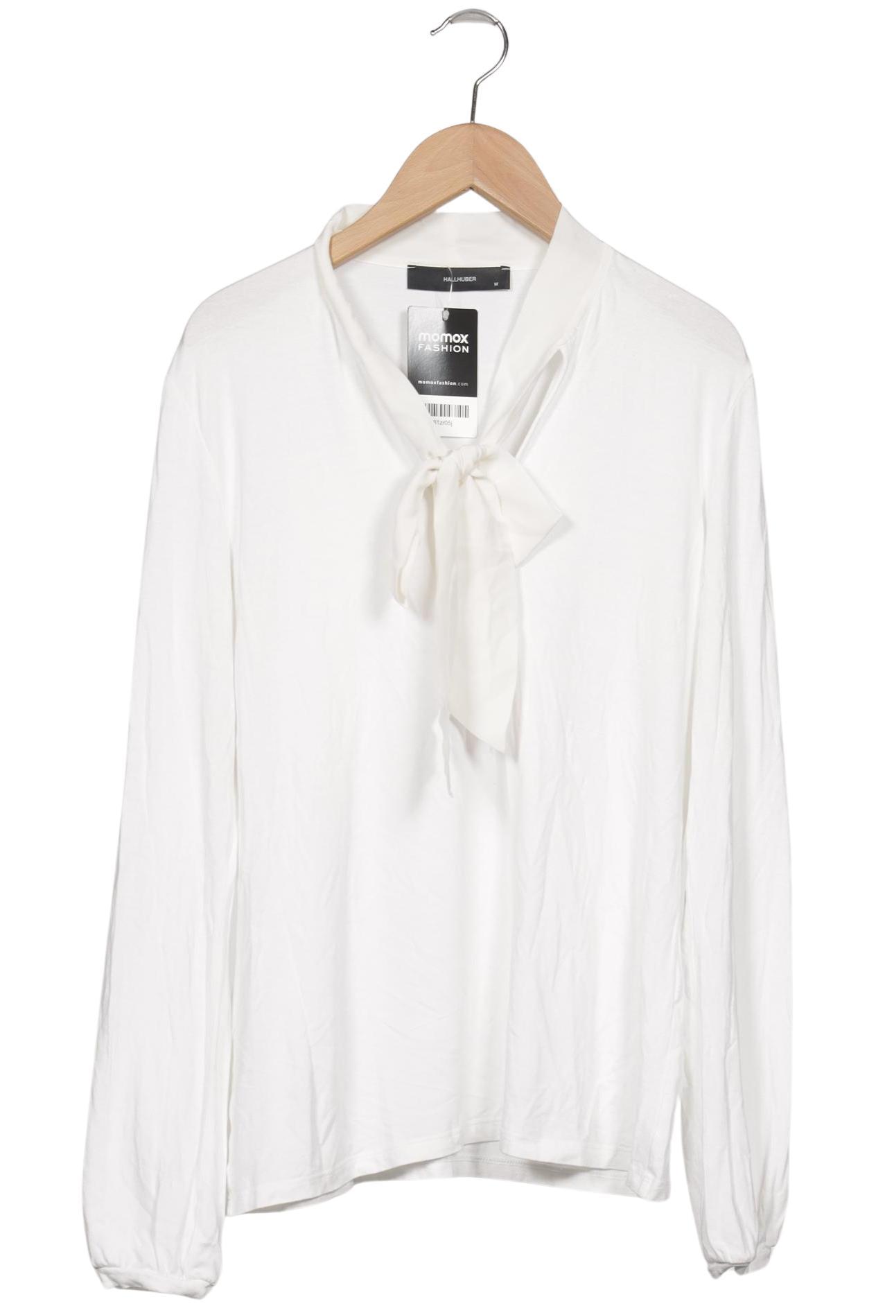 

Hallhuber Damen Langarmshirt, weiß, Gr. 38