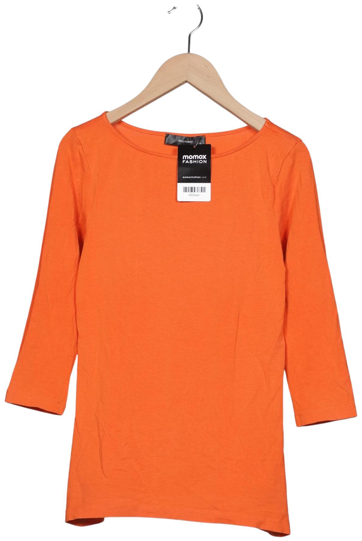 

Hallhuber Damen Langarmshirt, orange, Gr. 36
