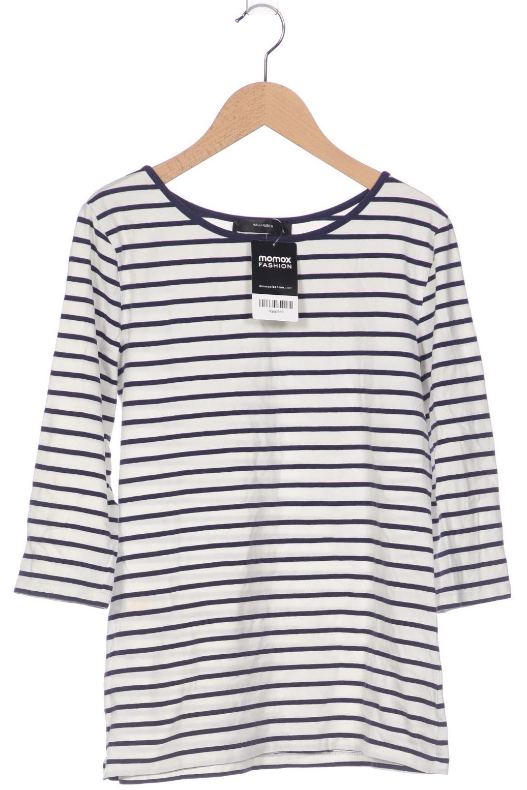 

Hallhuber Damen Langarmshirt, weiß, Gr. 42