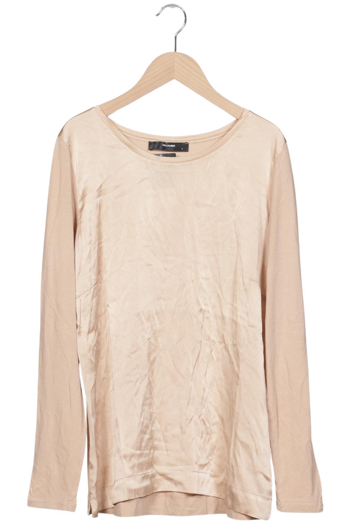 

Hallhuber Damen Langarmshirt, beige, Gr. 42