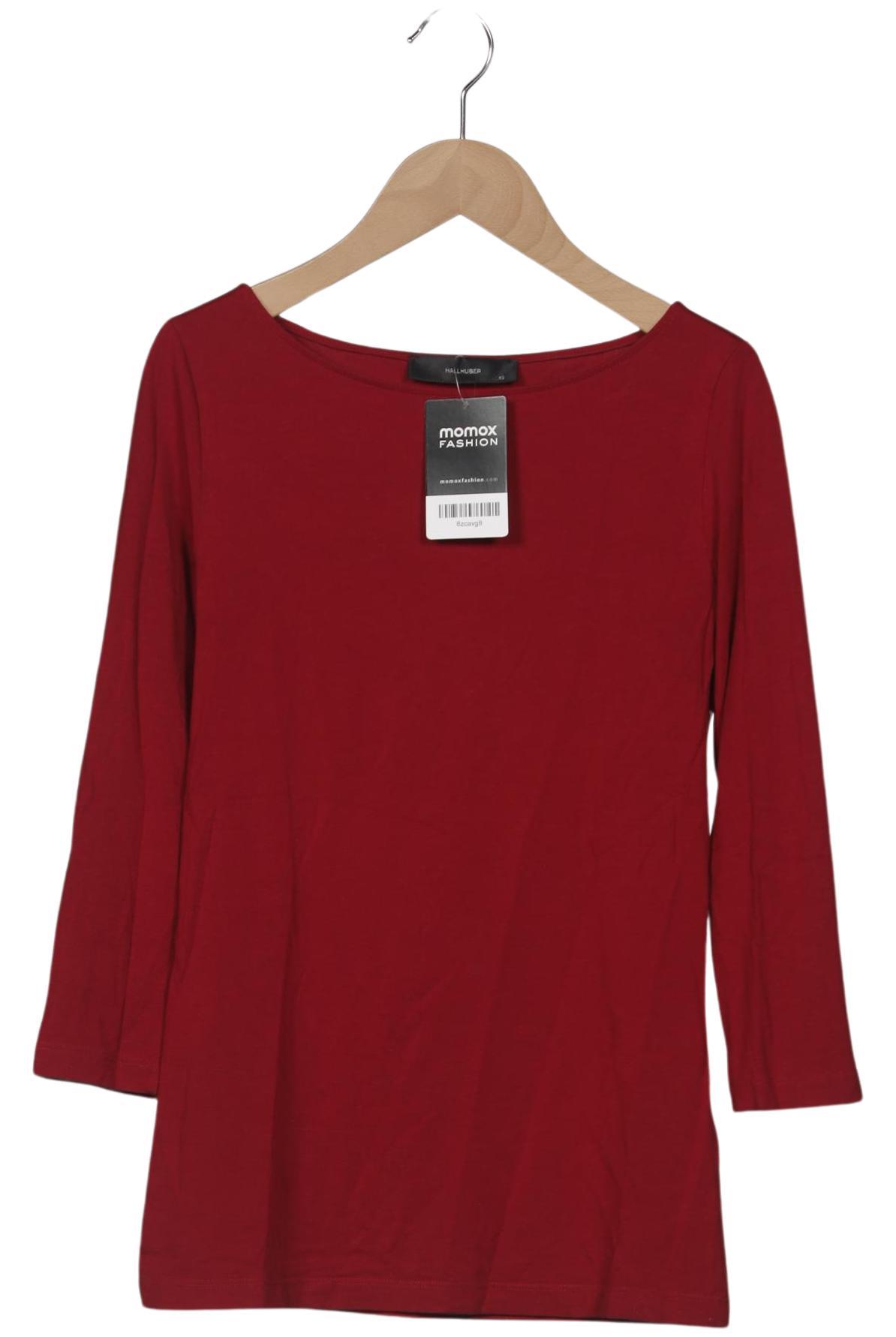 

Hallhuber Damen Langarmshirt, rot, Gr. 34
