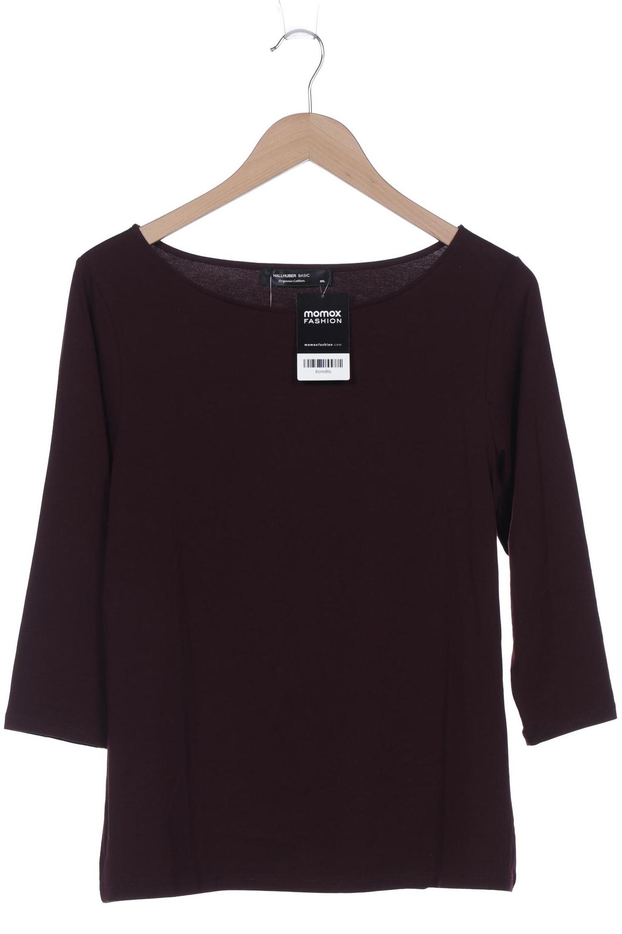

Hallhuber Damen Langarmshirt, bordeaux, Gr. 46