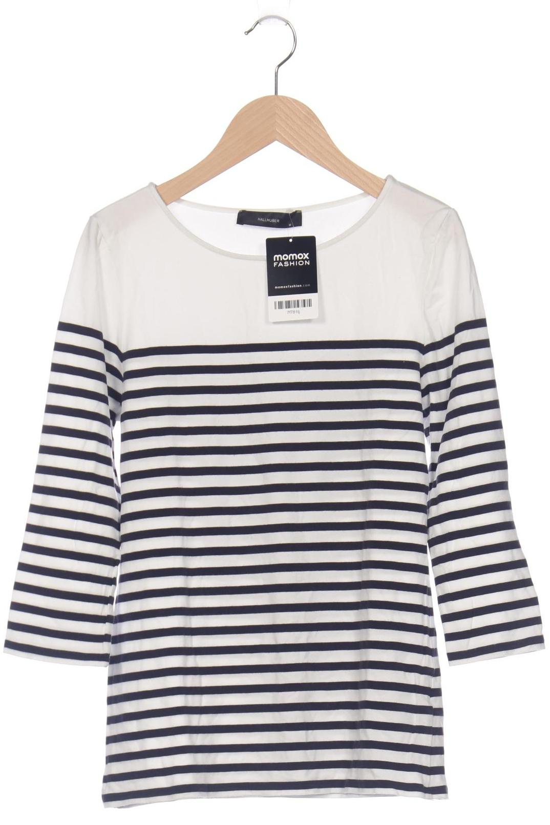 

Hallhuber Damen Langarmshirt, weiß, Gr. 38