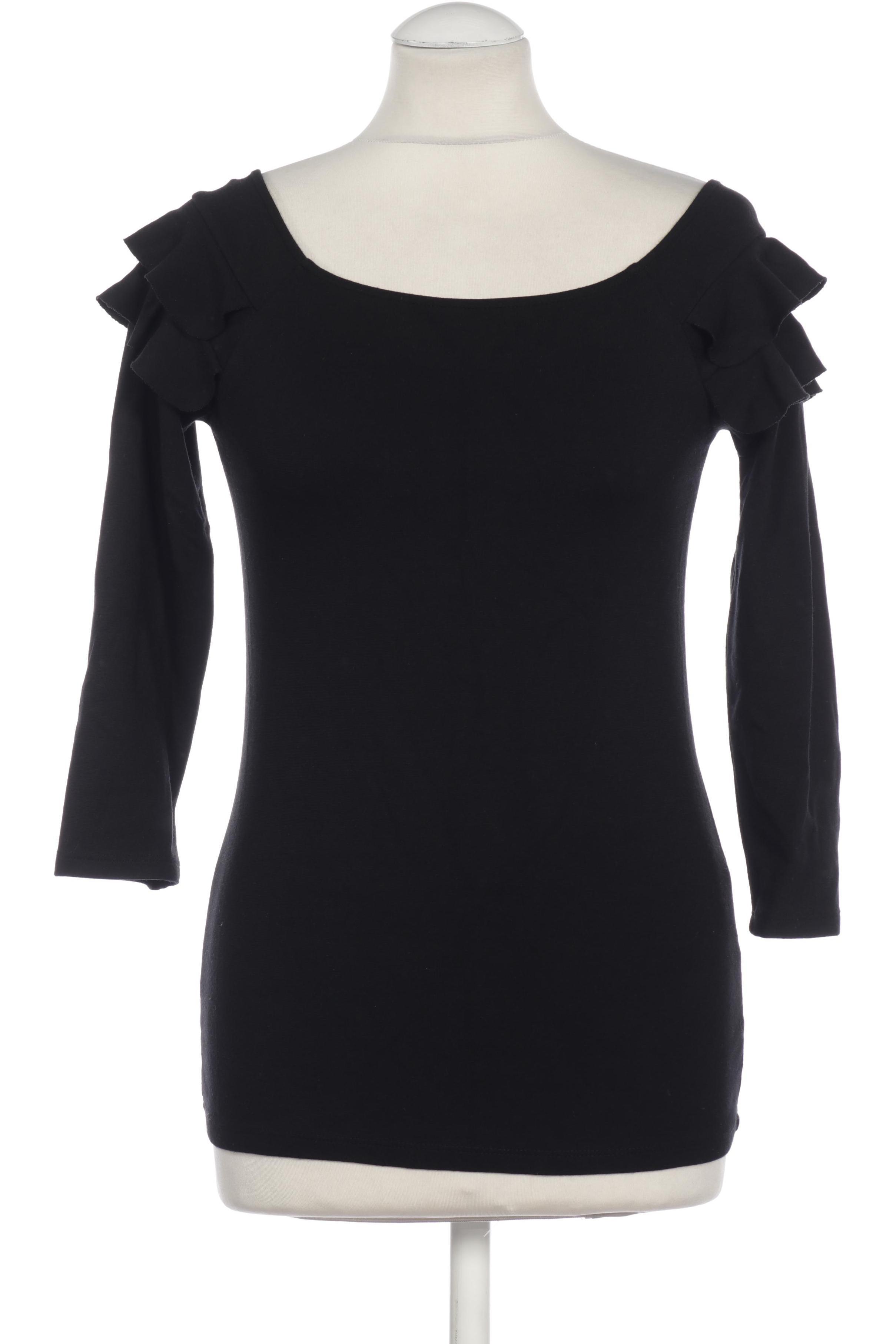 

Hallhuber Damen Langarmshirt, schwarz, Gr.