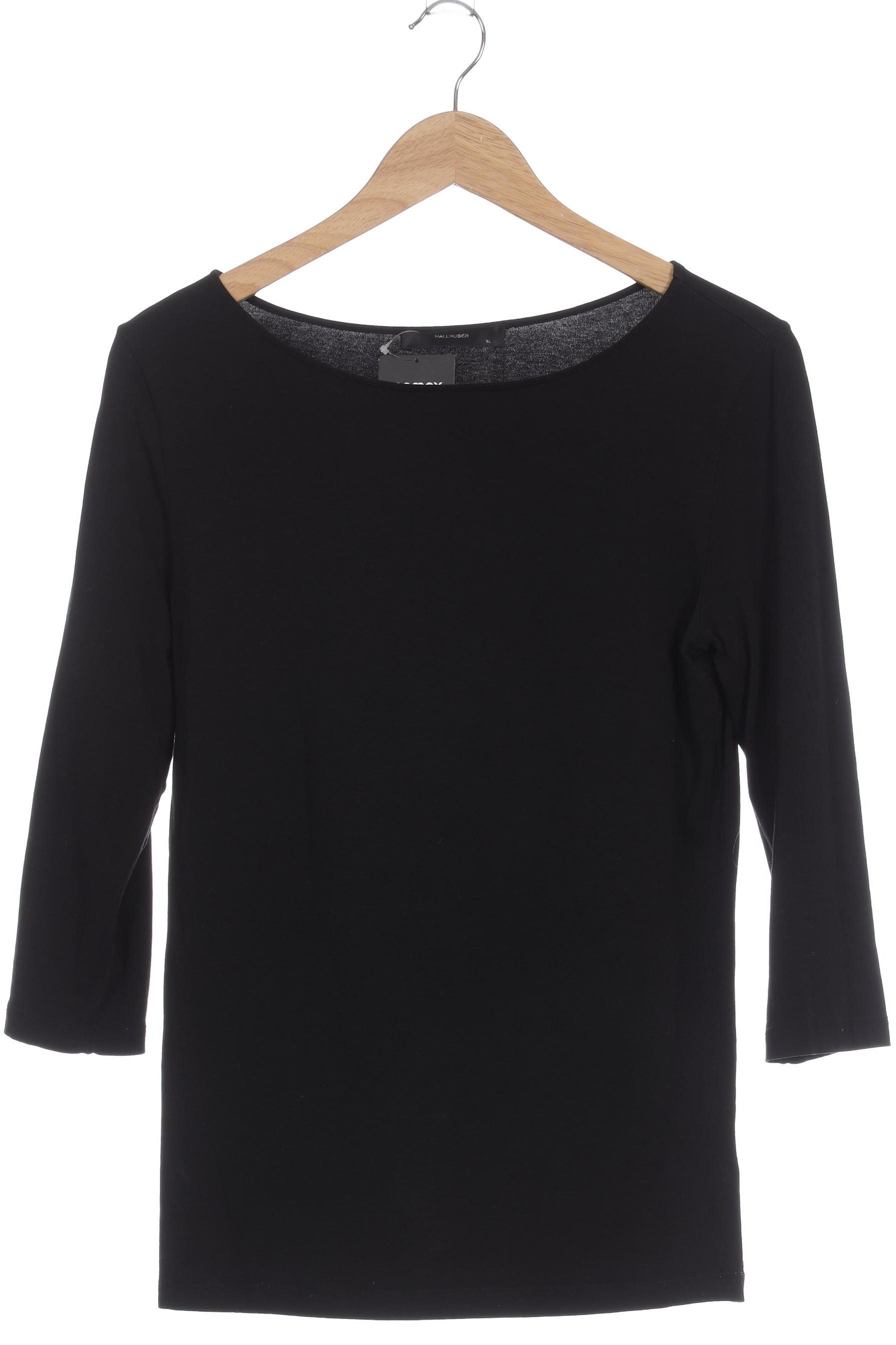

Hallhuber Damen Langarmshirt, schwarz, Gr.