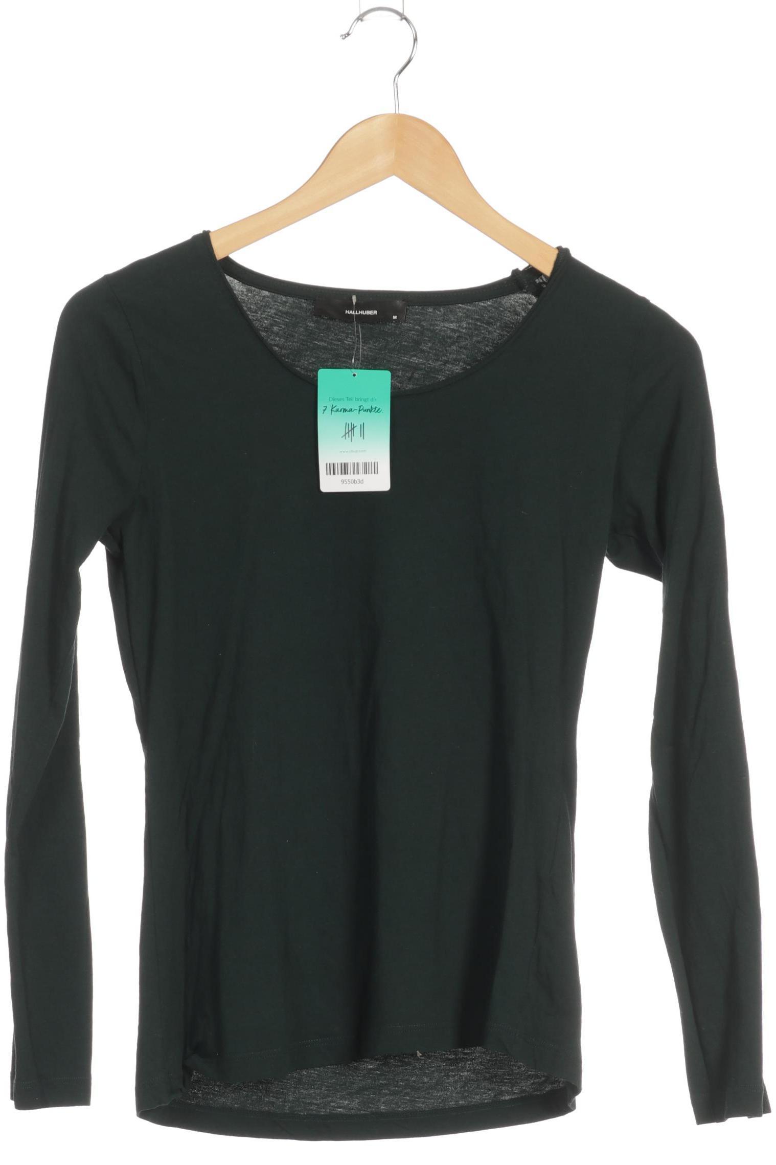

Hallhuber Damen Langarmshirt, grün, Gr.