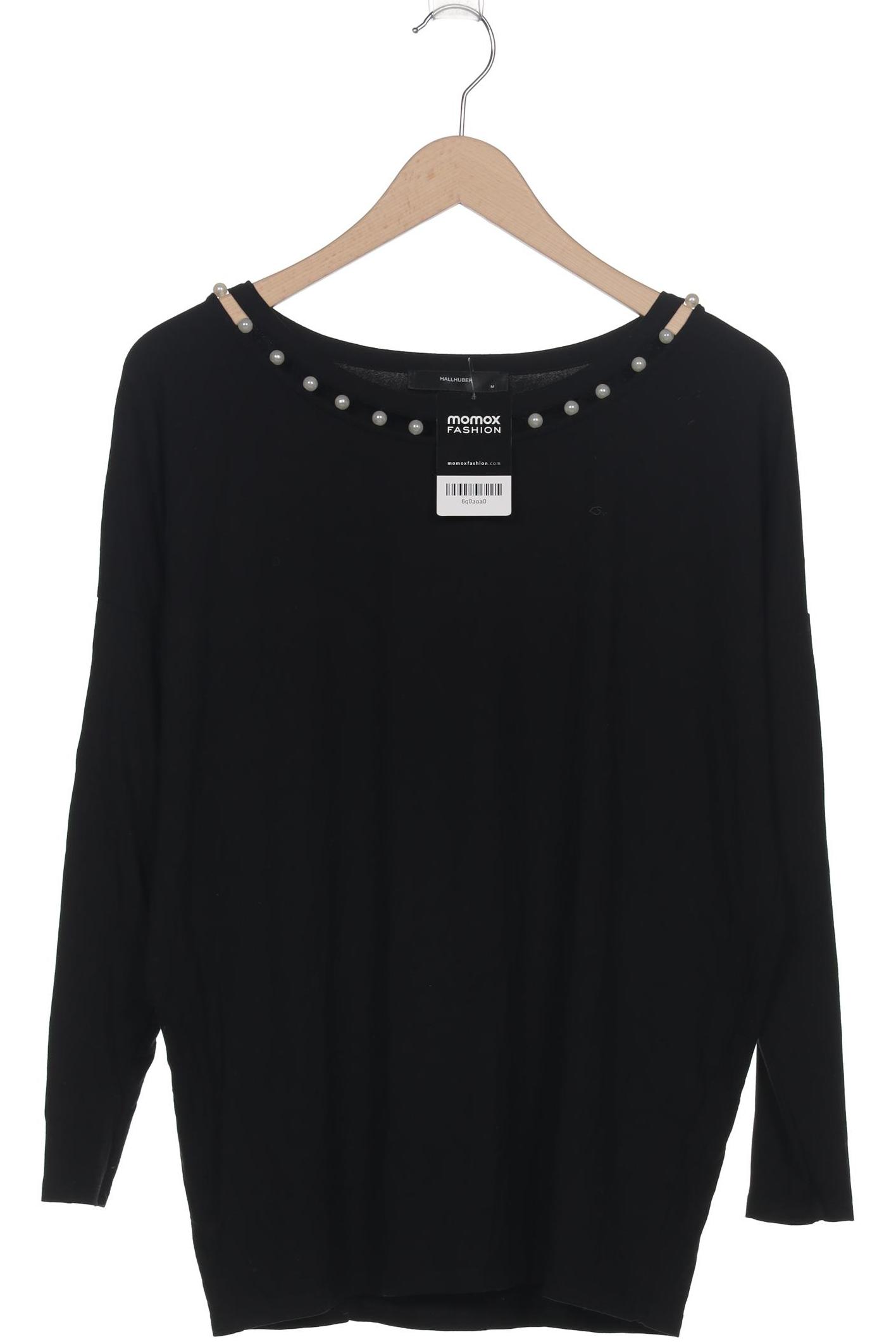 

Hallhuber Damen Langarmshirt, schwarz, Gr. 38