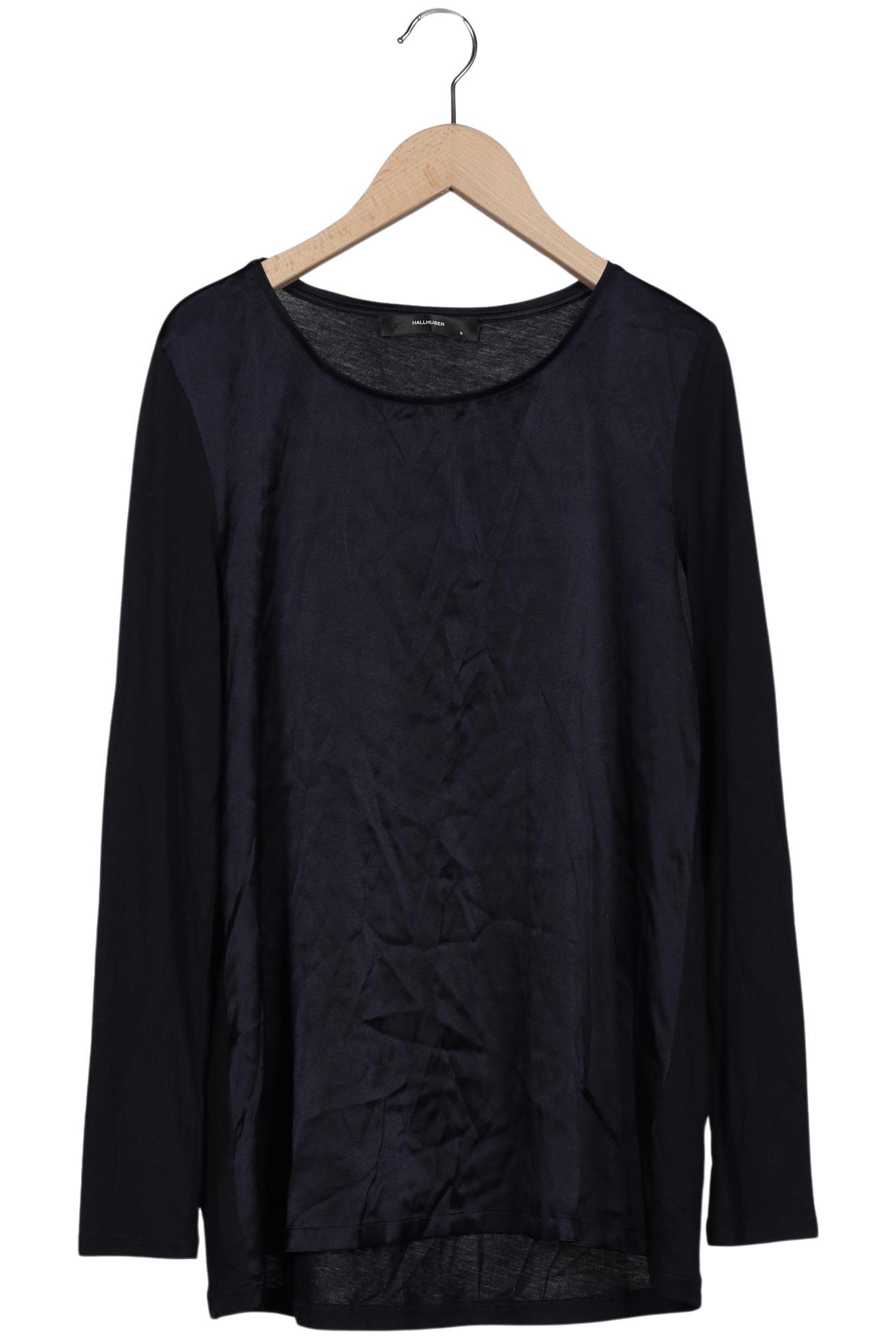 

Hallhuber Damen Langarmshirt, marineblau, Gr. 36