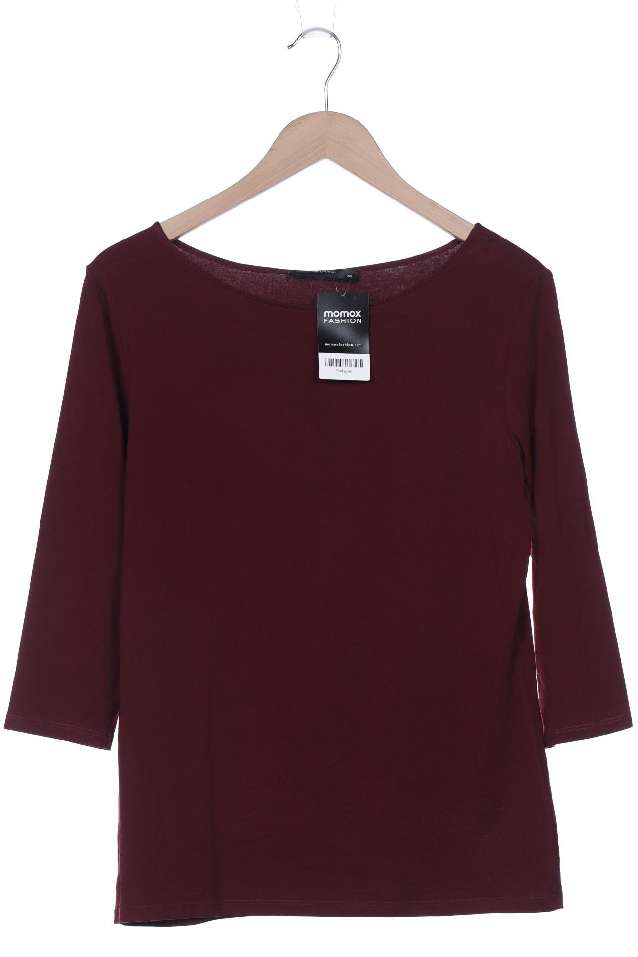 

Hallhuber Damen Langarmshirt, bordeaux, Gr. 46