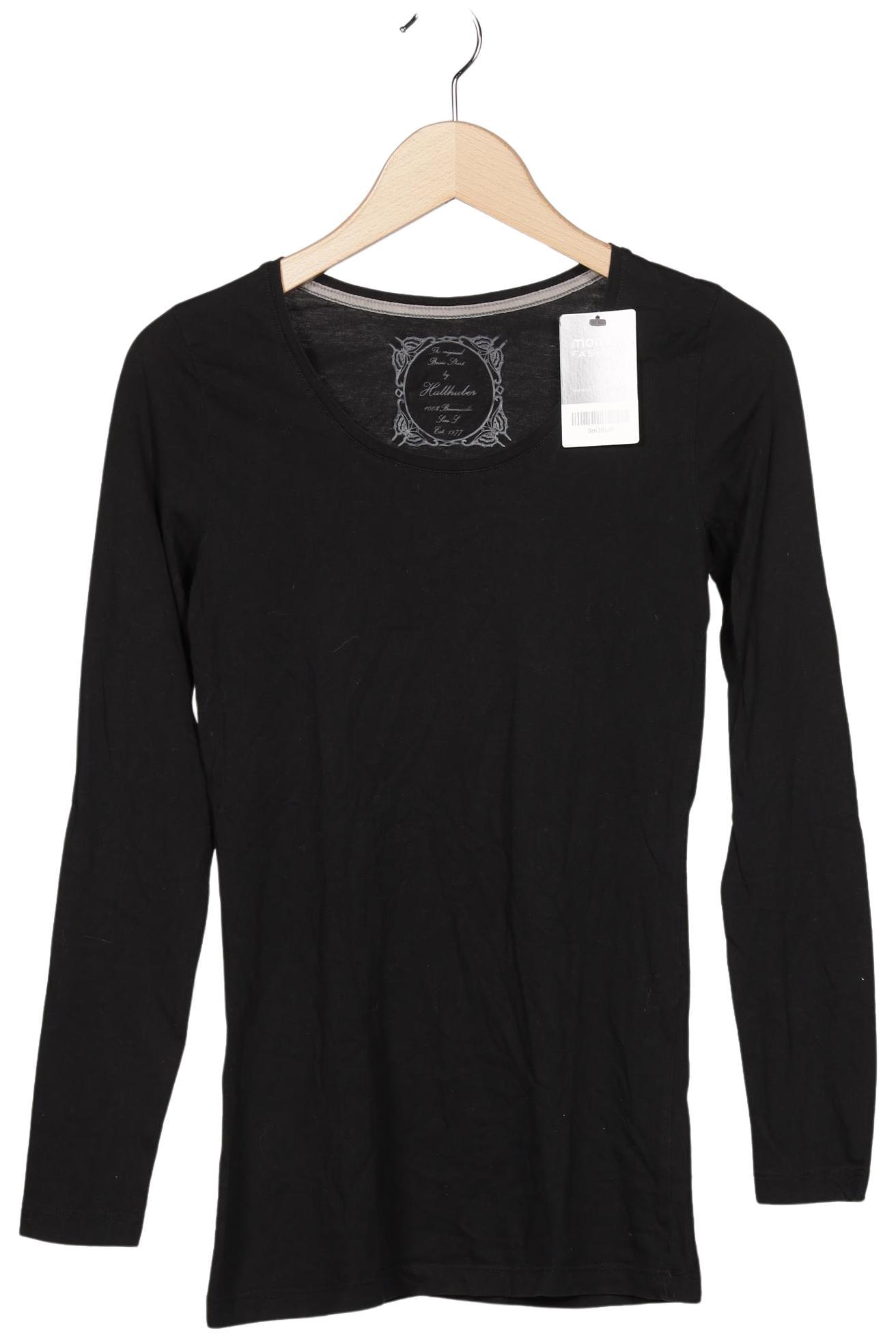 

Hallhuber Damen Langarmshirt, schwarz, Gr. 36