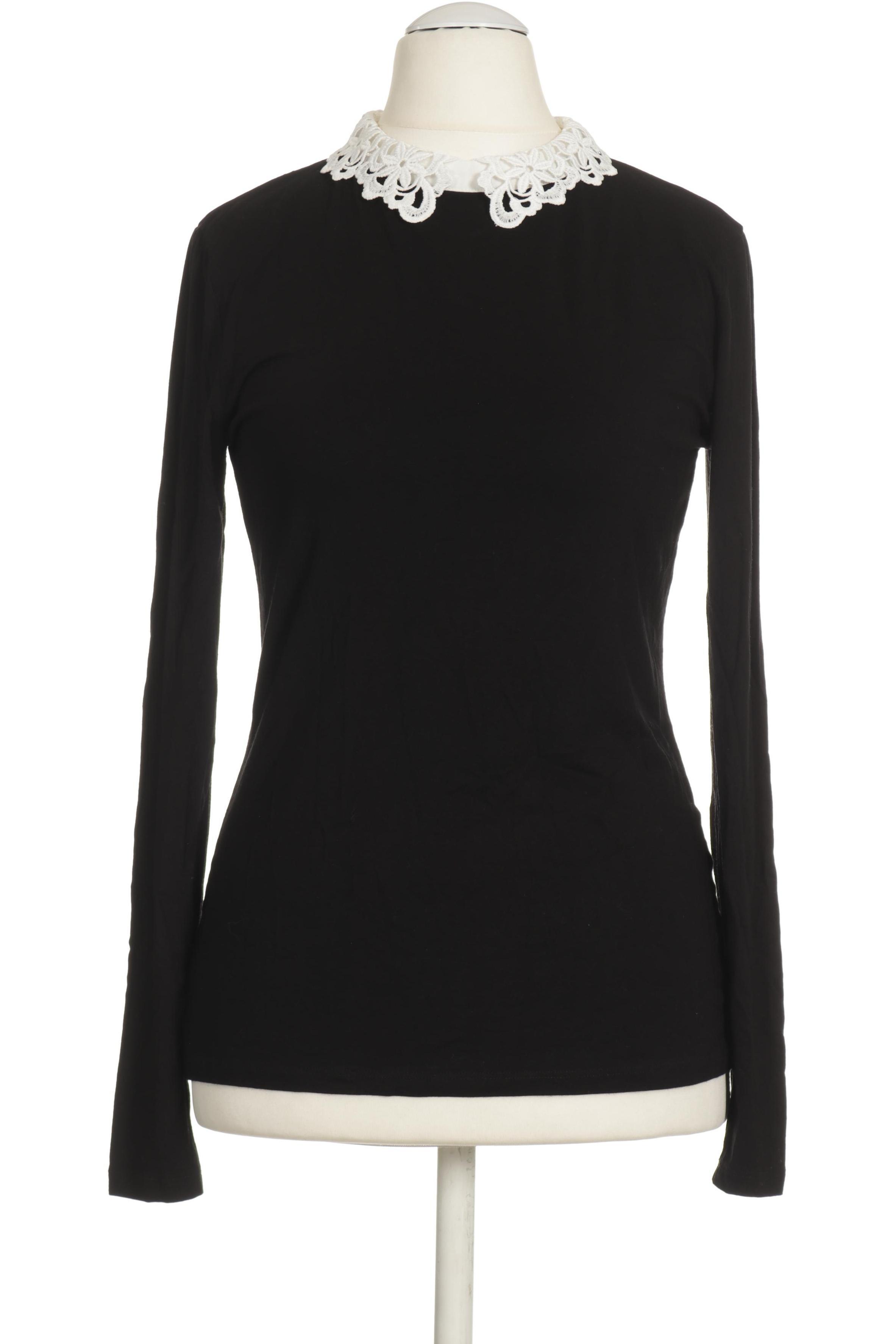 

Hallhuber Damen Langarmshirt, schwarz, Gr.