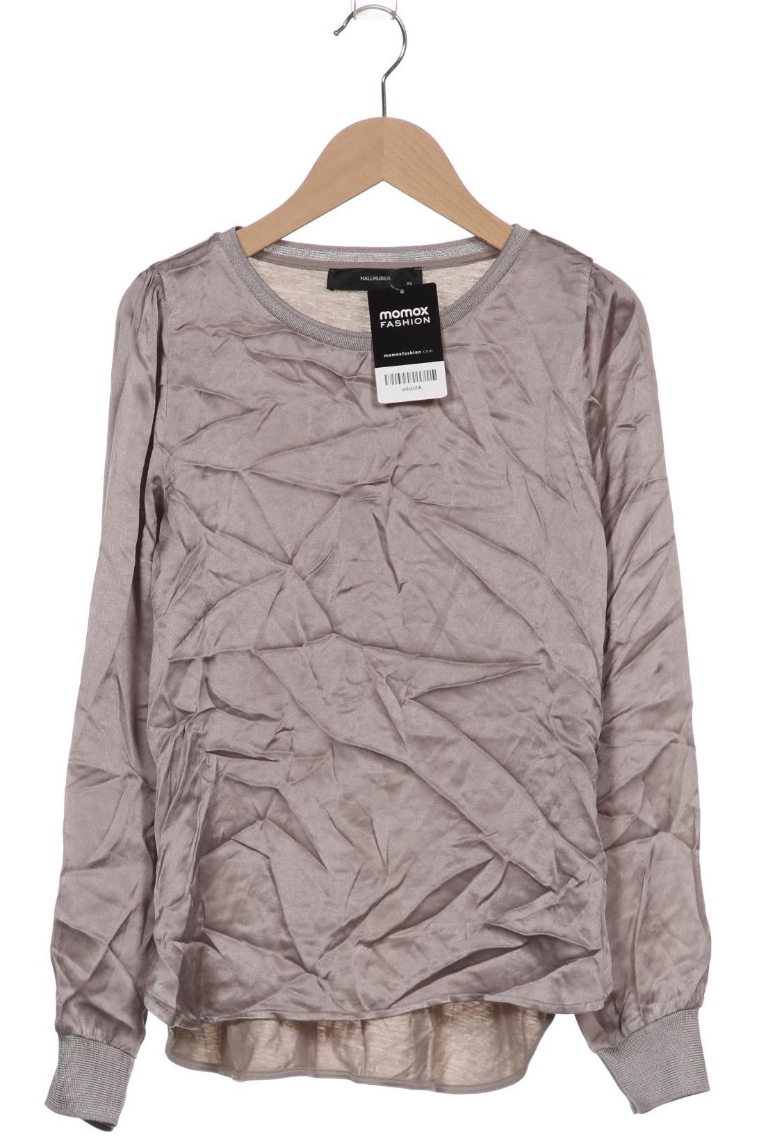 

Hallhuber Damen Langarmshirt, grau, Gr. 34