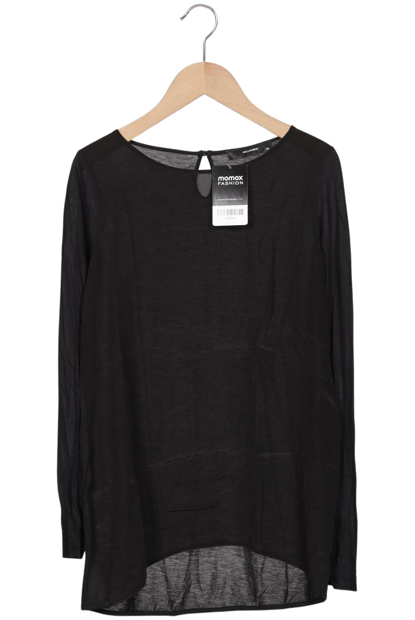 

Hallhuber Damen Langarmshirt, schwarz, Gr. 34