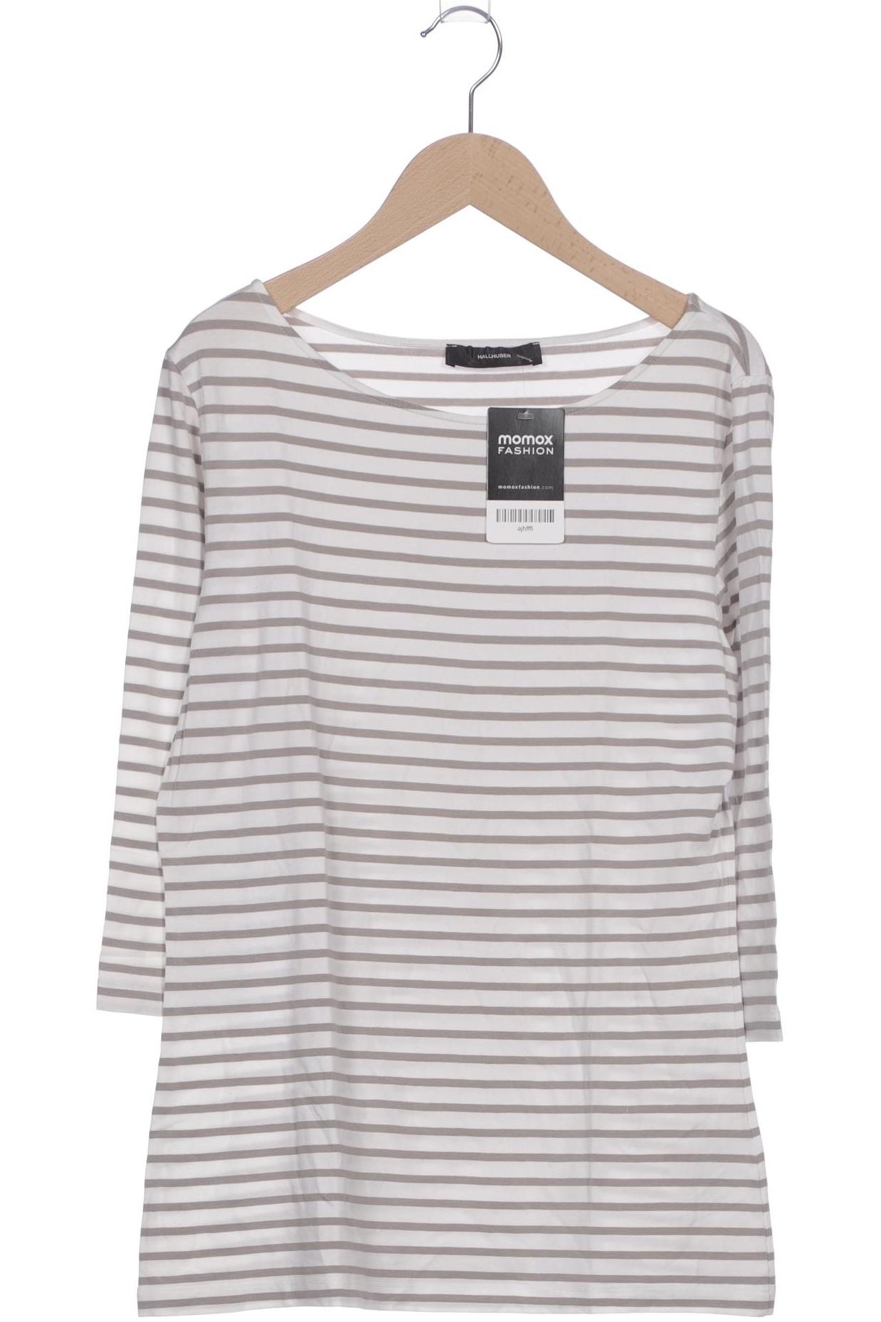 

Hallhuber Damen Langarmshirt, weiß, Gr. 42