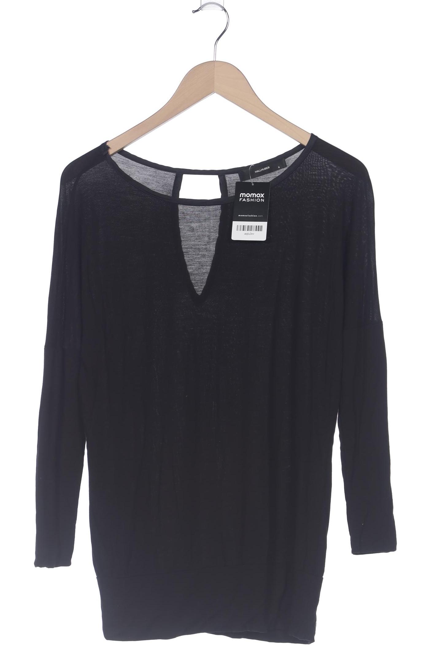 

Hallhuber Damen Langarmshirt, schwarz, Gr. 36
