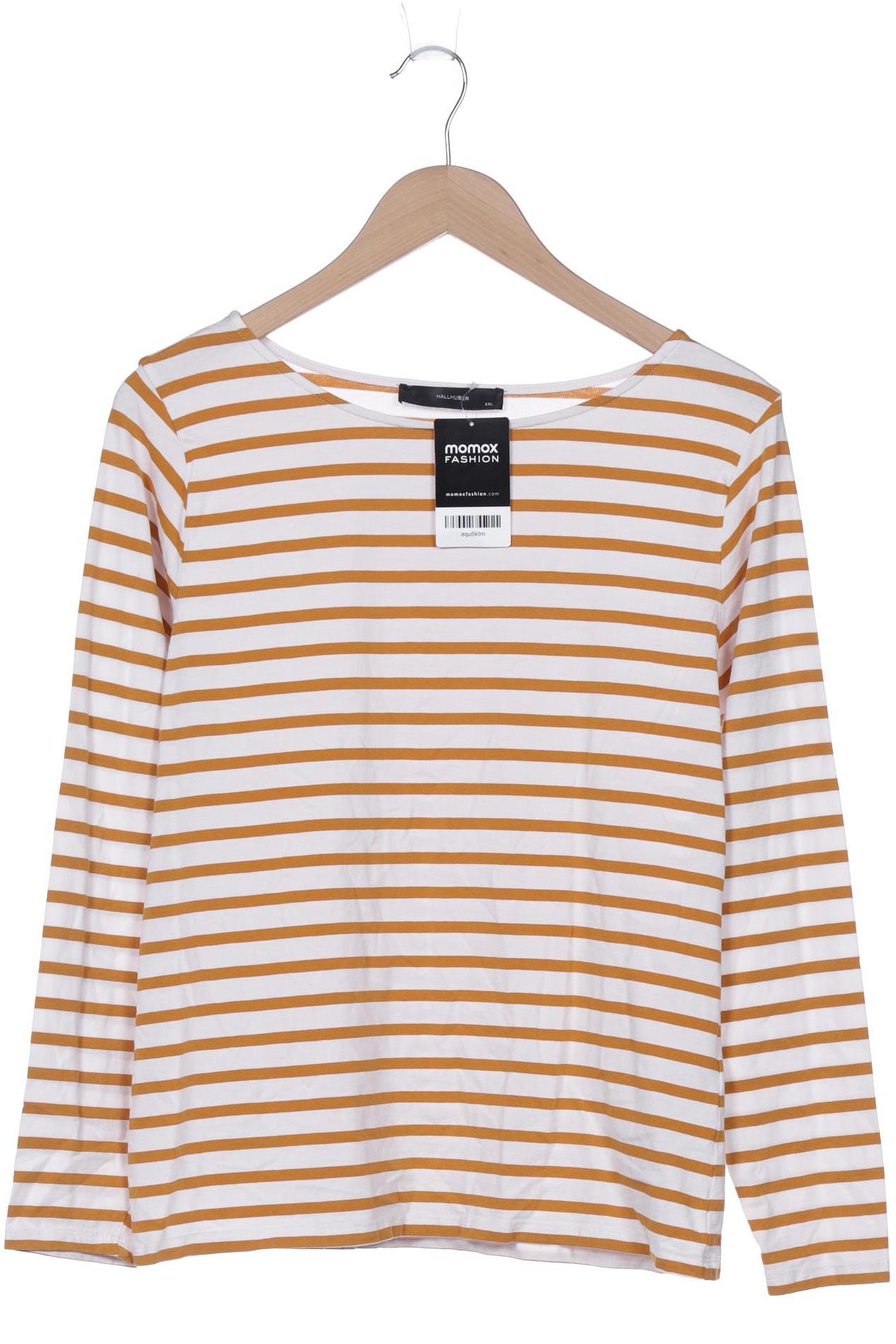 

Hallhuber Damen Langarmshirt, weiß, Gr. 46