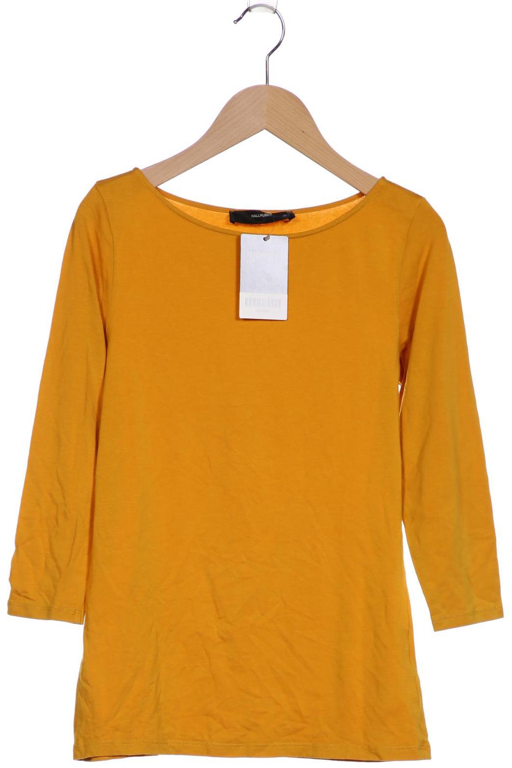 

Hallhuber Damen Langarmshirt, orange, Gr. 34