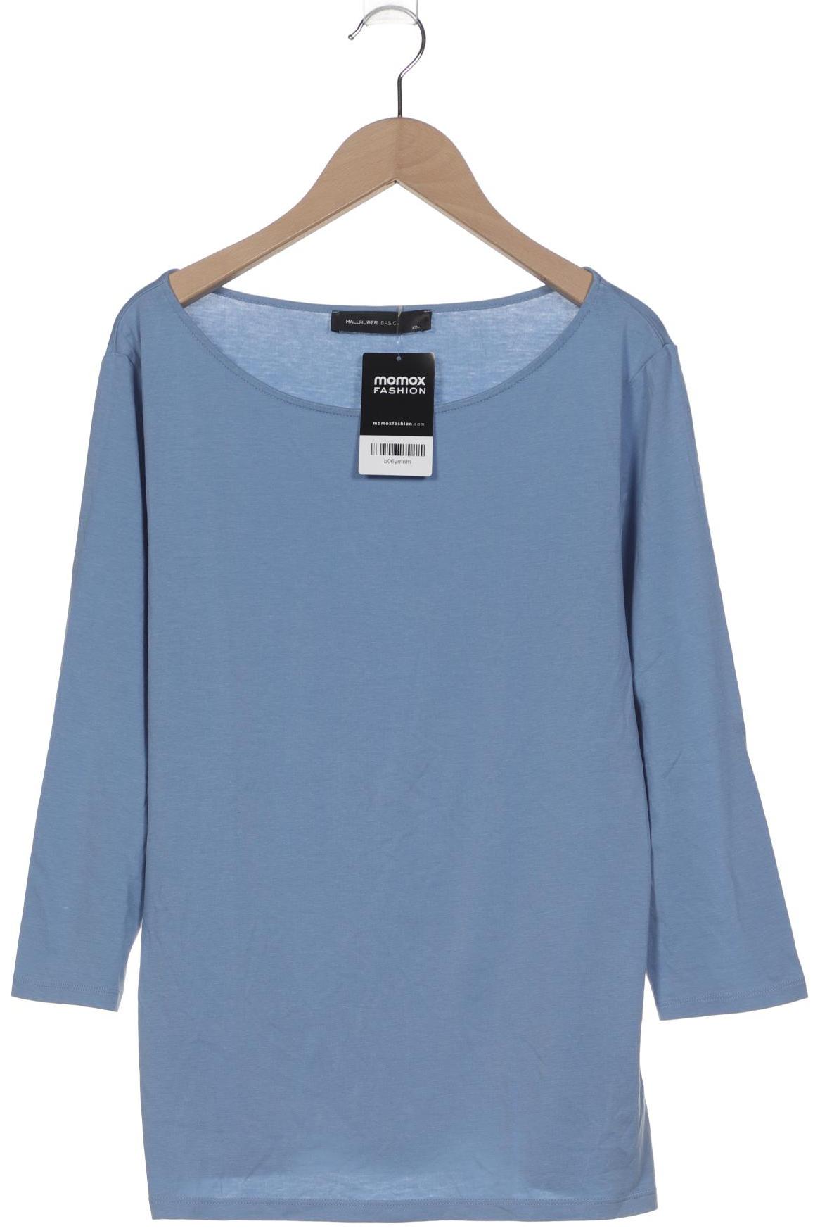 

Hallhuber Damen Langarmshirt, hellblau, Gr. 46