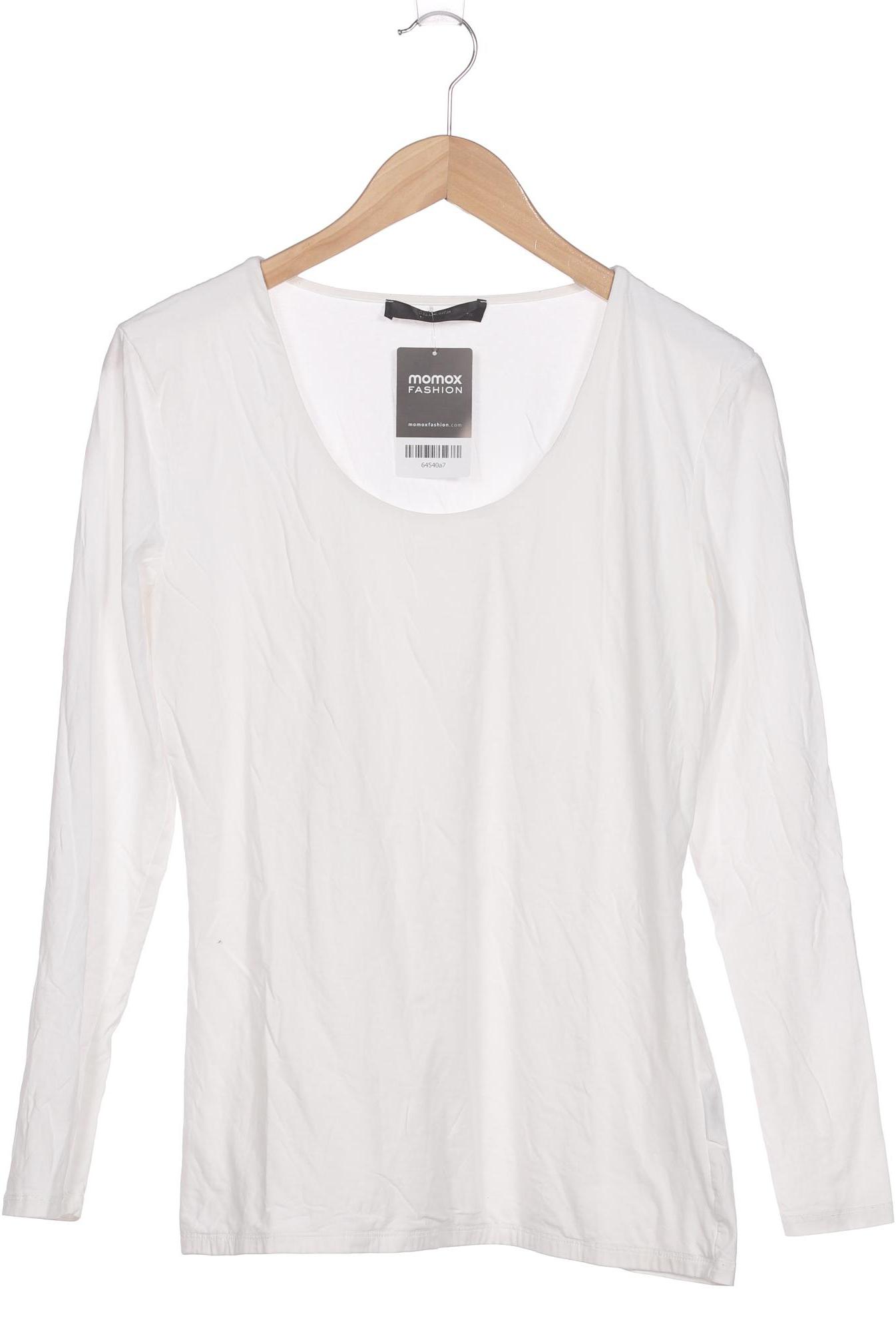 

Hallhuber Damen Langarmshirt, weiß, Gr. 46