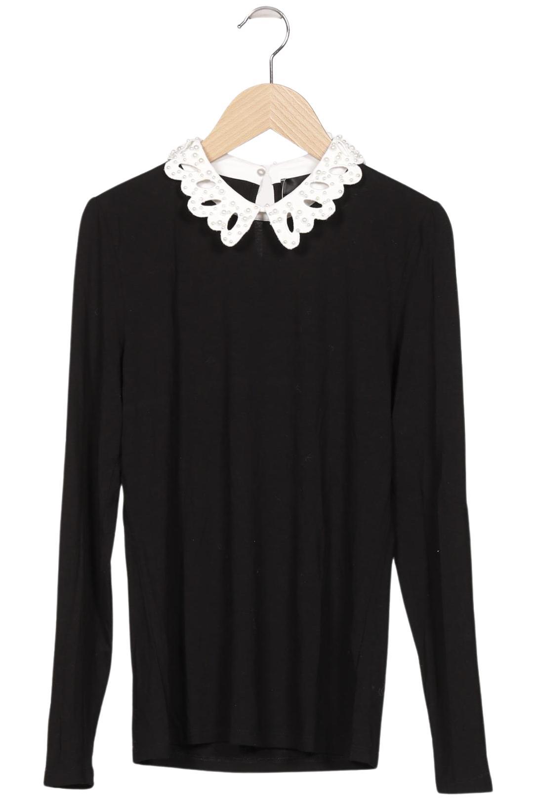 

Hallhuber Damen Langarmshirt, schwarz, Gr. 36