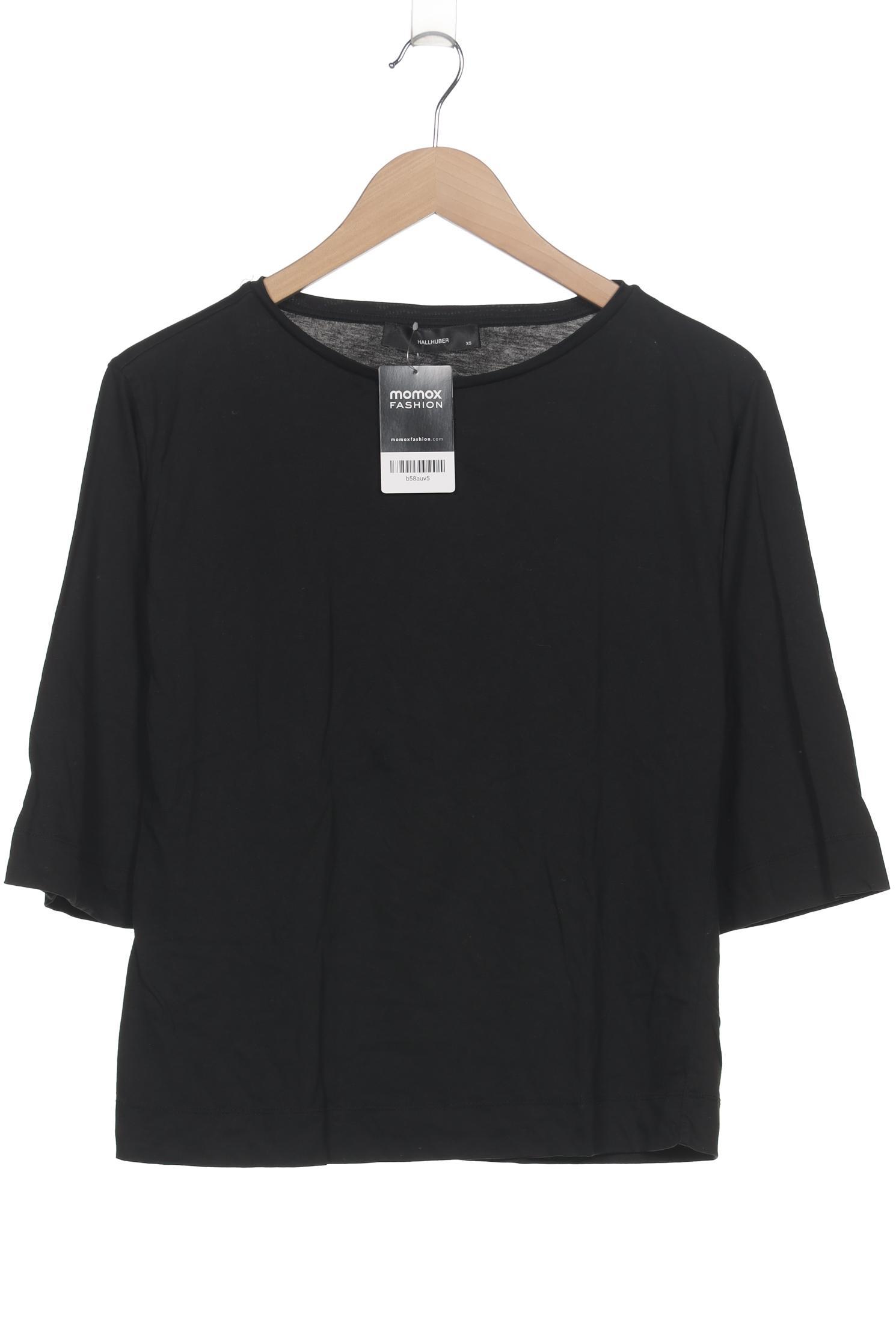 

Hallhuber Damen Langarmshirt, schwarz, Gr. 34