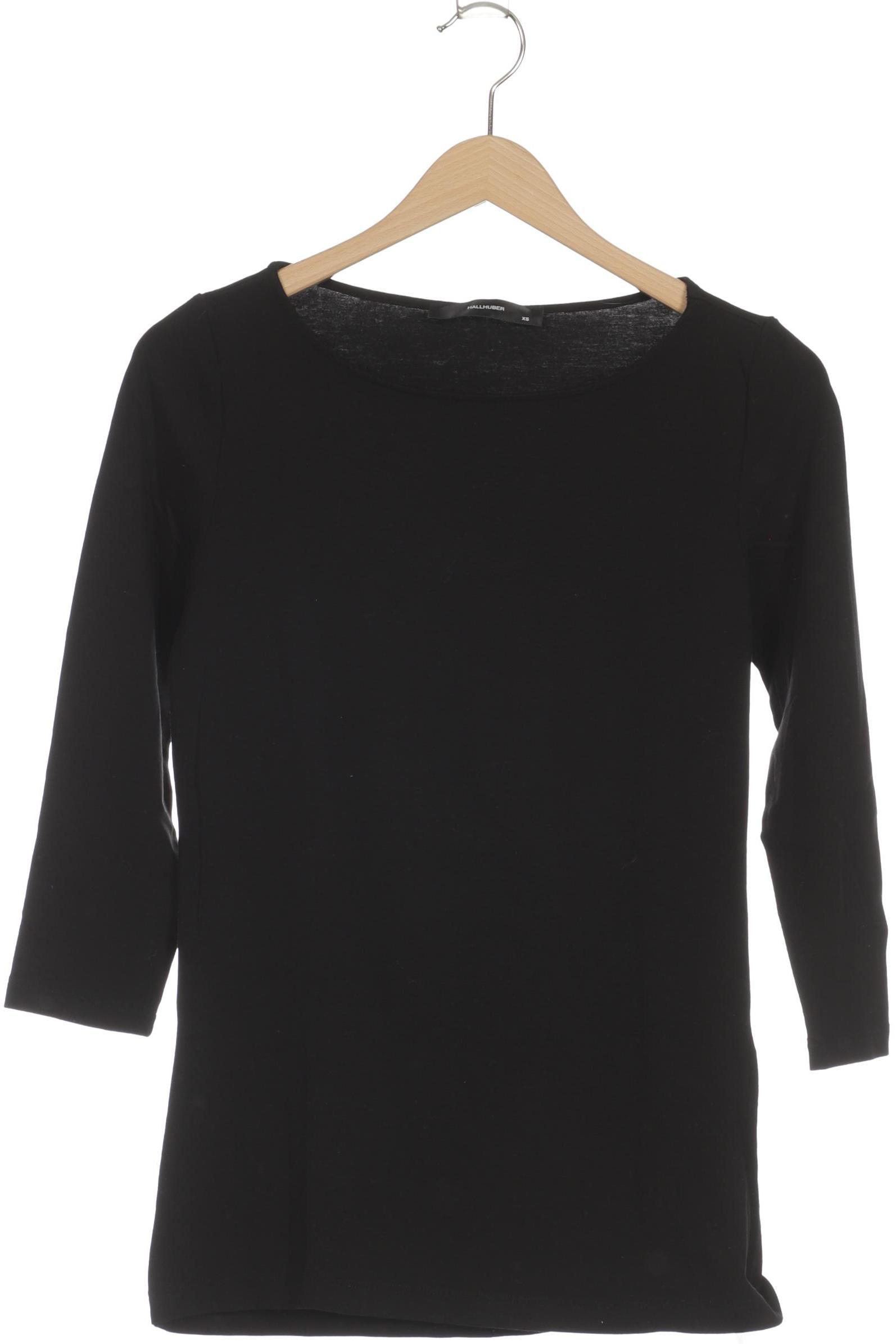 

Hallhuber Damen Langarmshirt, schwarz, Gr.