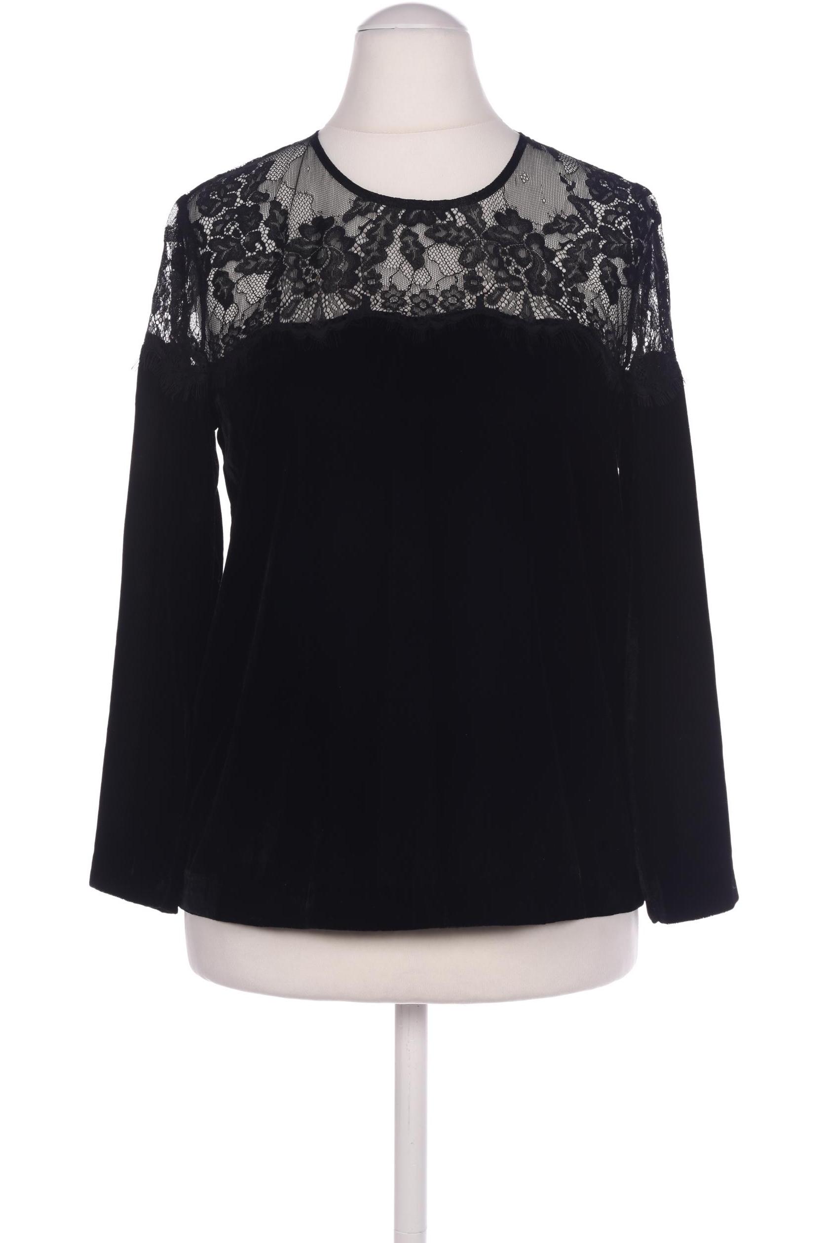 

Hallhuber Damen Langarmshirt, schwarz, Gr. 38