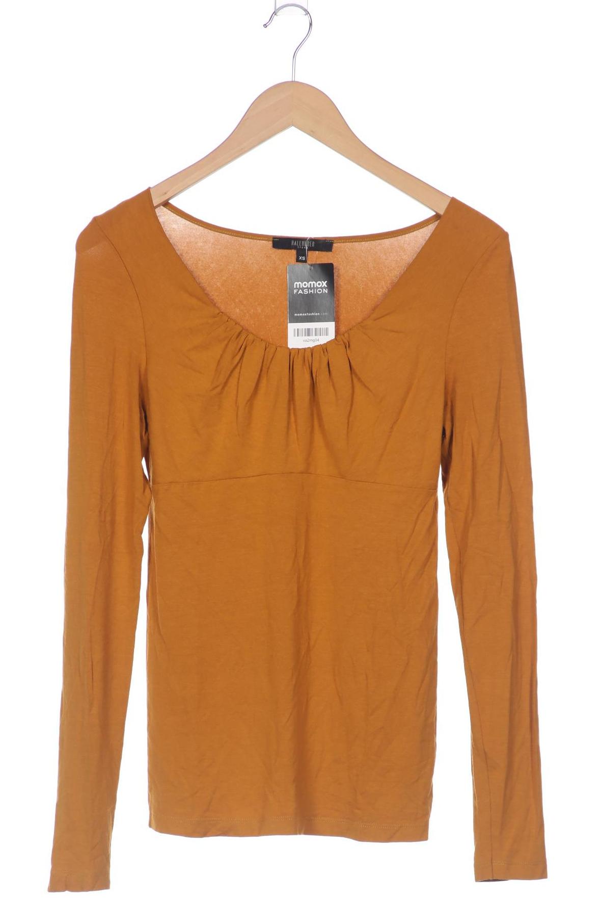 

Hallhuber Damen Langarmshirt, orange, Gr. 34
