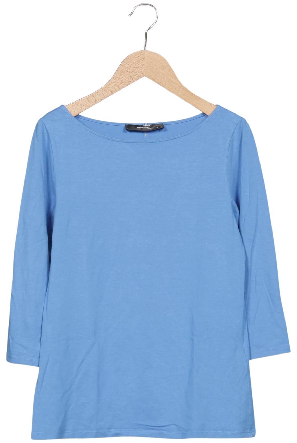 

Hallhuber Damen Langarmshirt, hellblau, Gr. 36