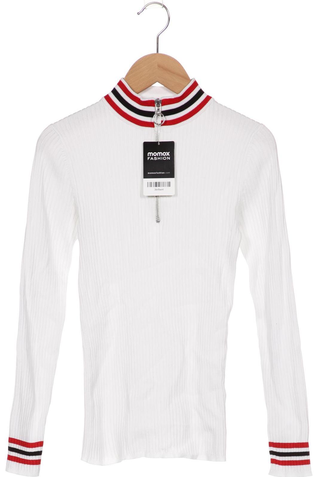 

Hallhuber Damen Langarmshirt, weiß, Gr. 36