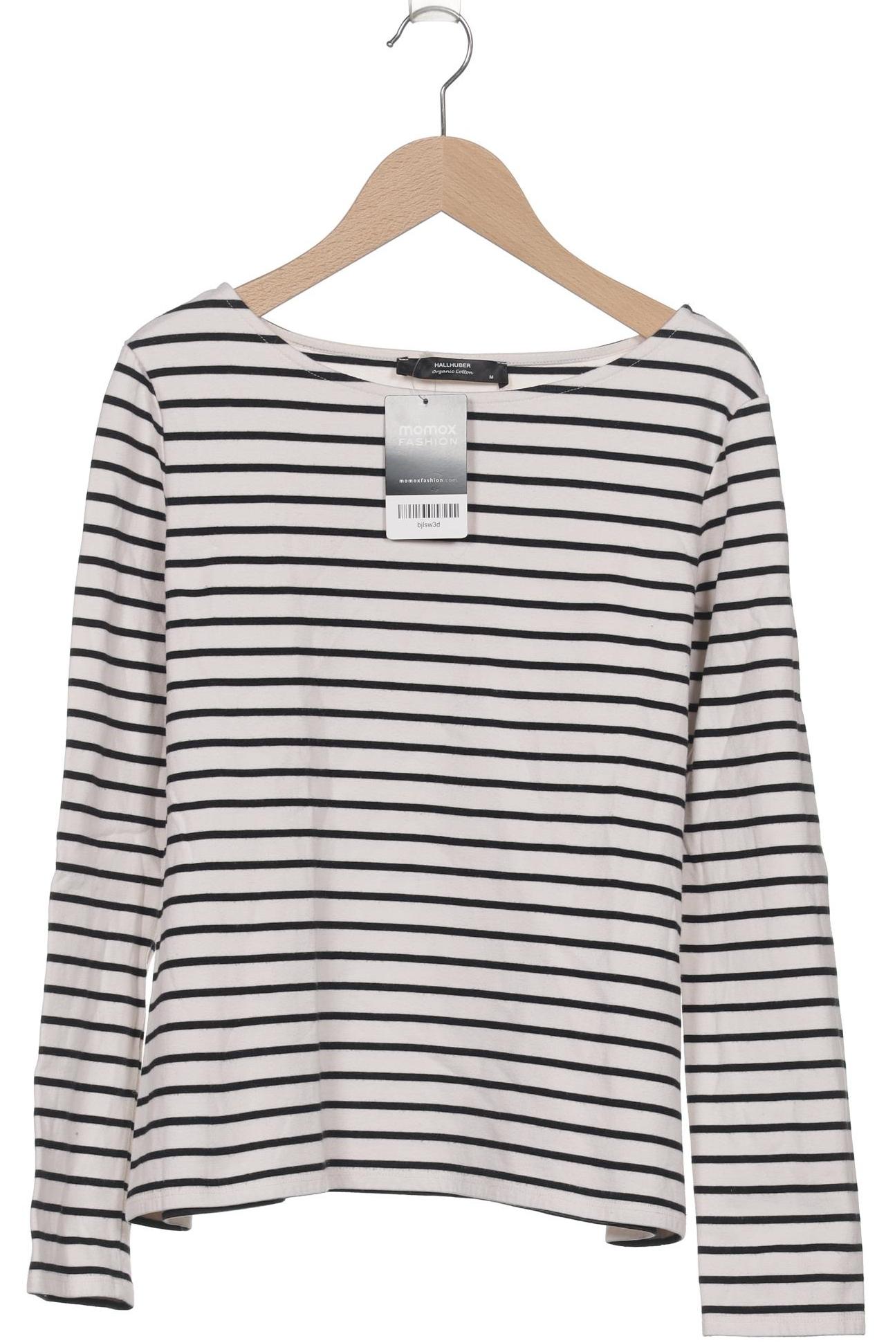 

Hallhuber Damen Langarmshirt, weiß, Gr. 38