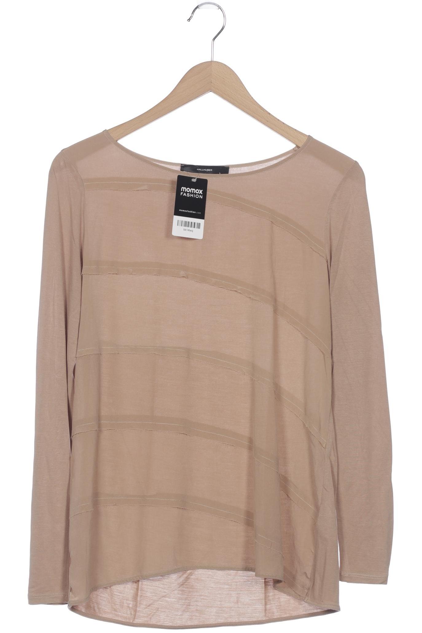 

Hallhuber Damen Langarmshirt, beige, Gr. 42