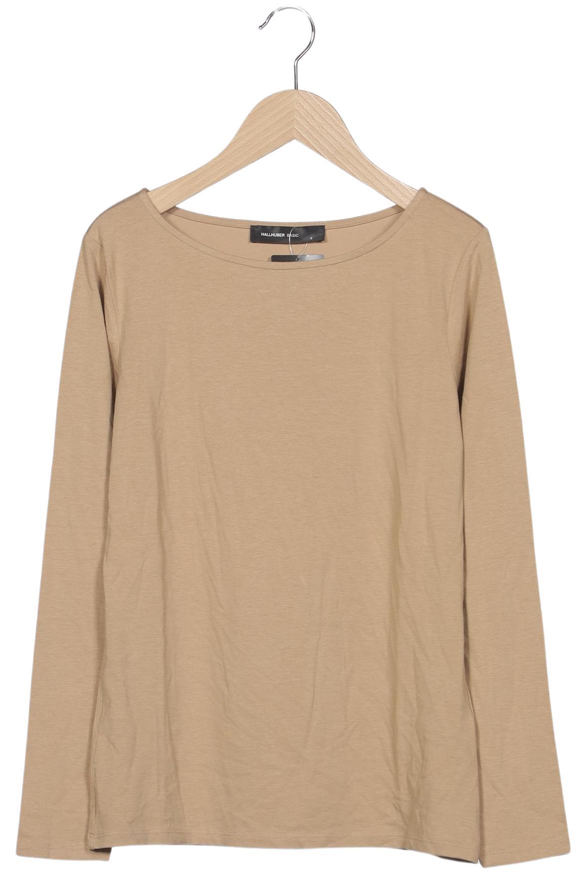 

Hallhuber Damen Langarmshirt, beige, Gr. 36