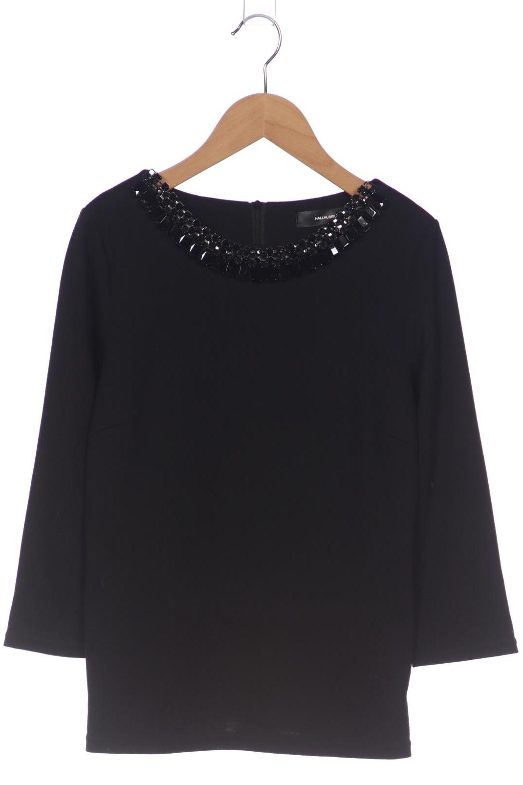 

Hallhuber Damen Langarmshirt, schwarz, Gr. 36
